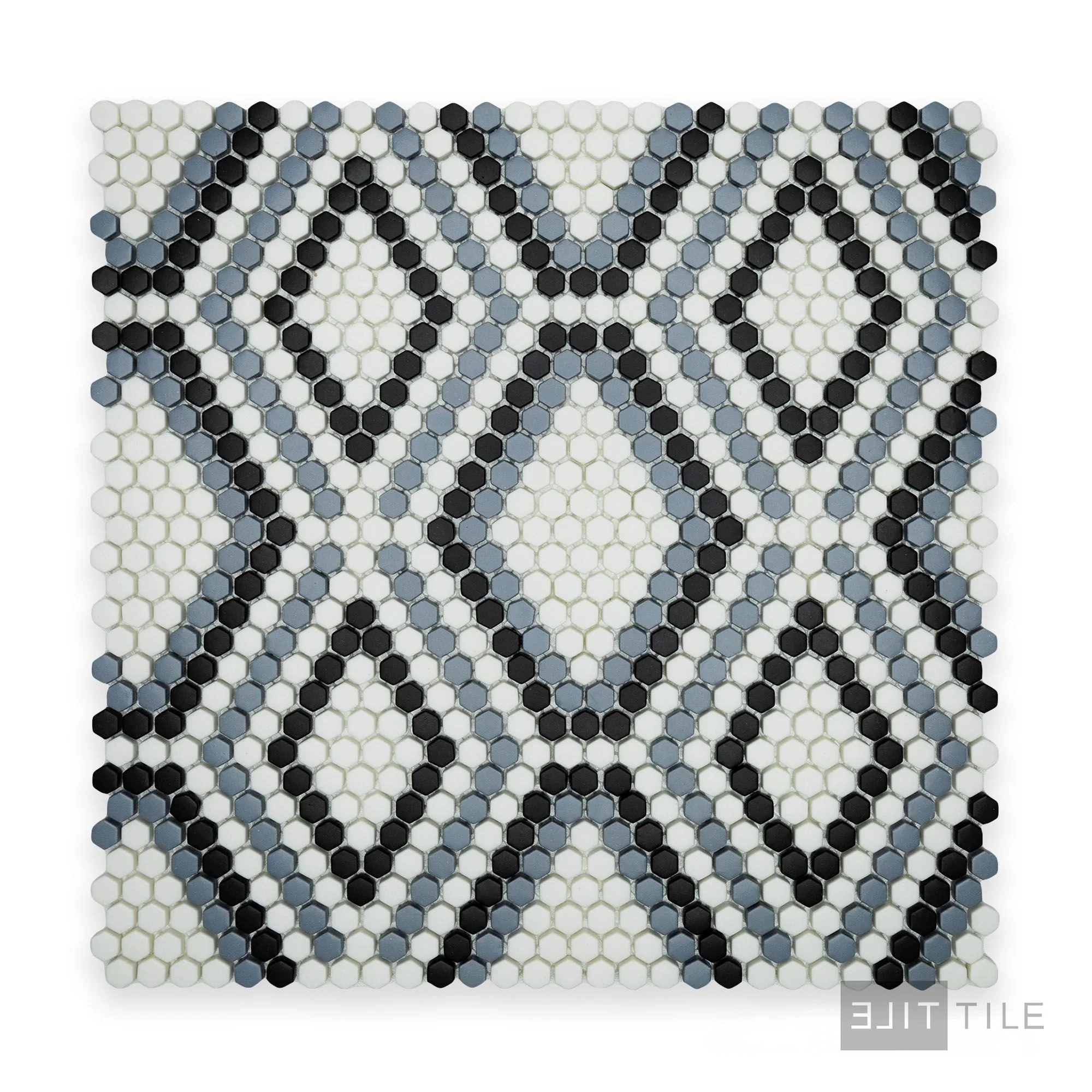 Geometro Python Hopi Matte Recycled Glass Mosaic - Image 3