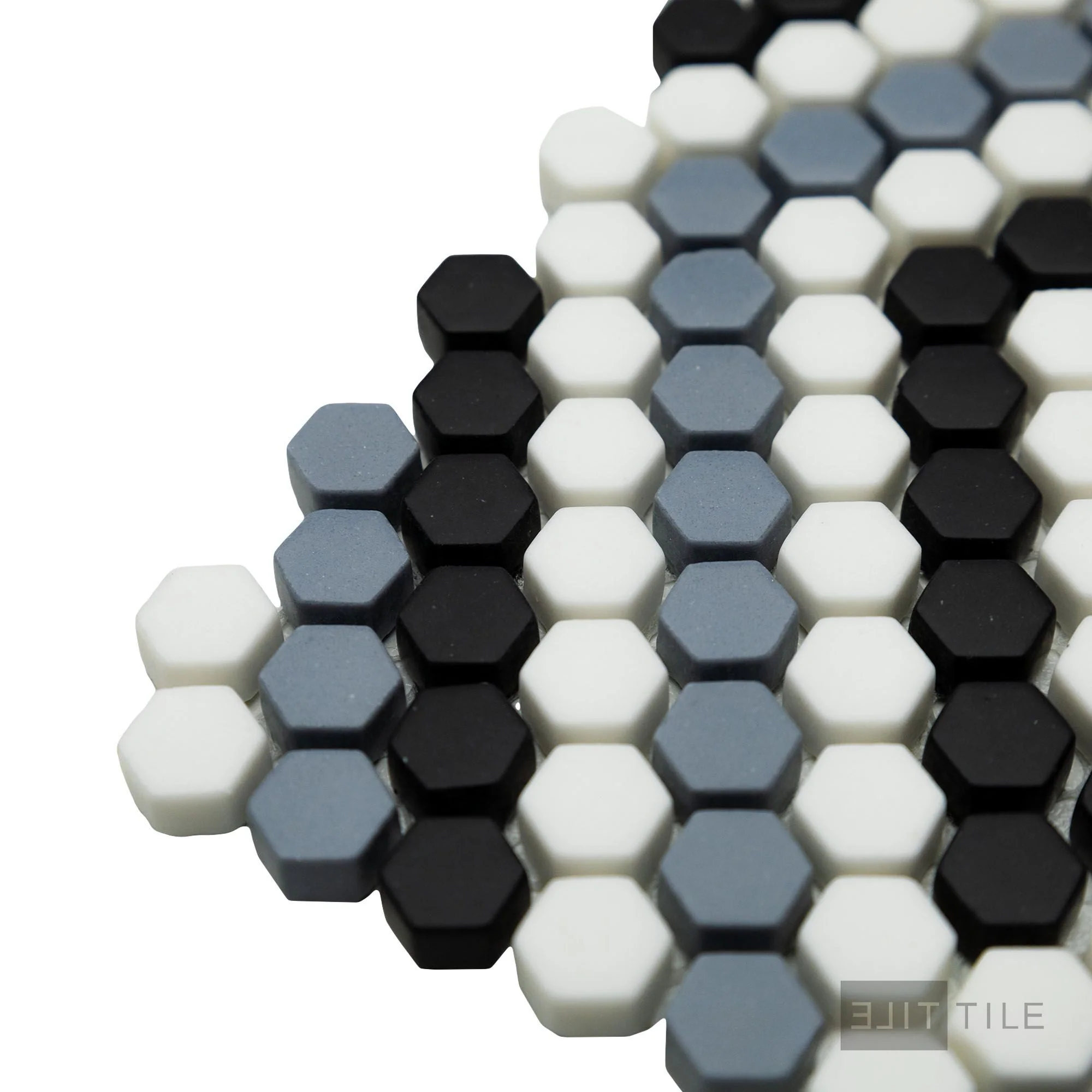 Geometro Python Hopi Matte Recycled Glass Mosaic - Image 4