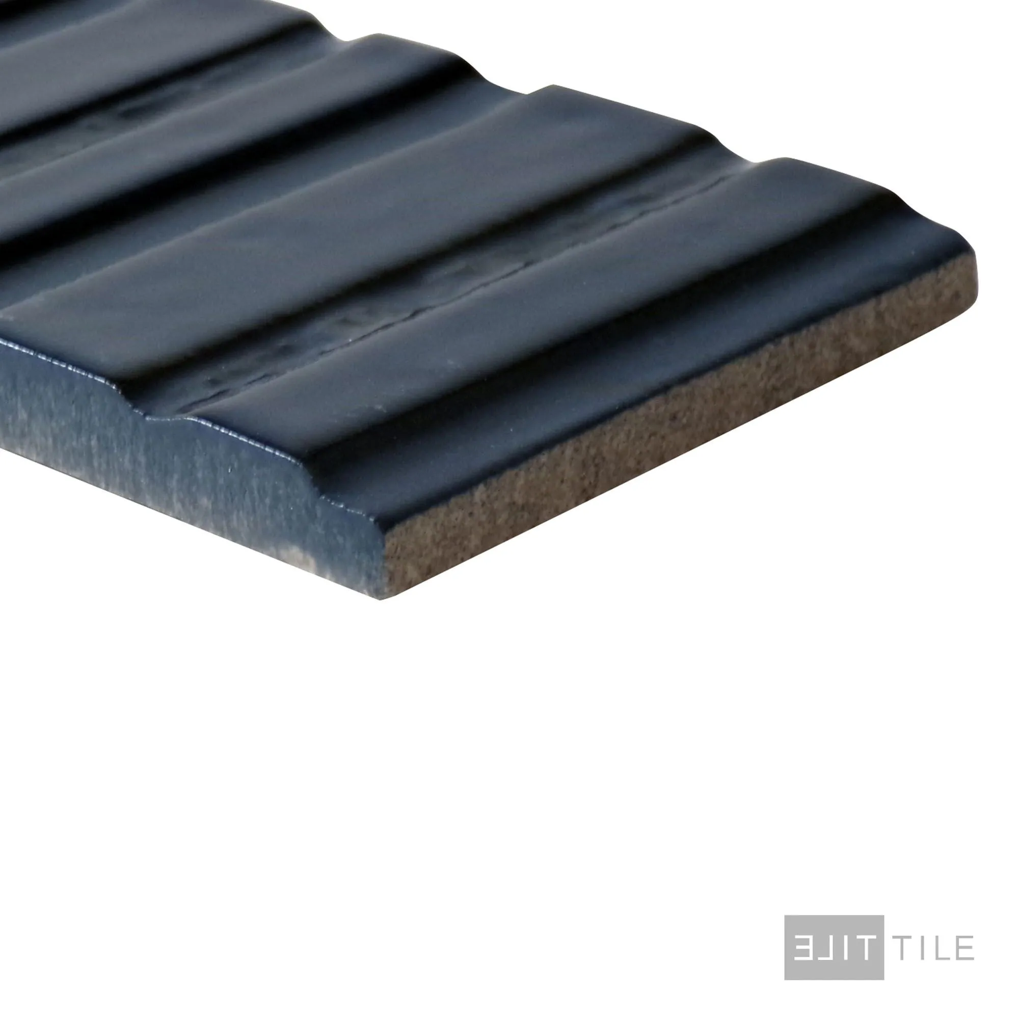 Glace Struttura Raye Deco 3X8 Blu Notte Glossy - Image 4