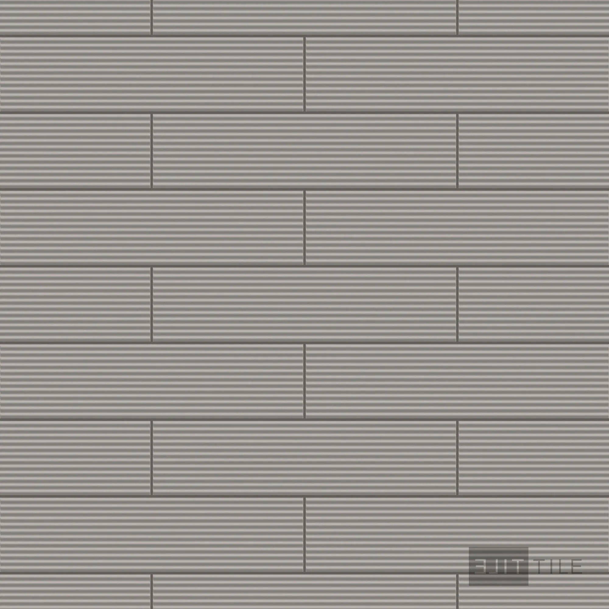 Glenbrook 2X8 Stripes Rustic Greige Matte