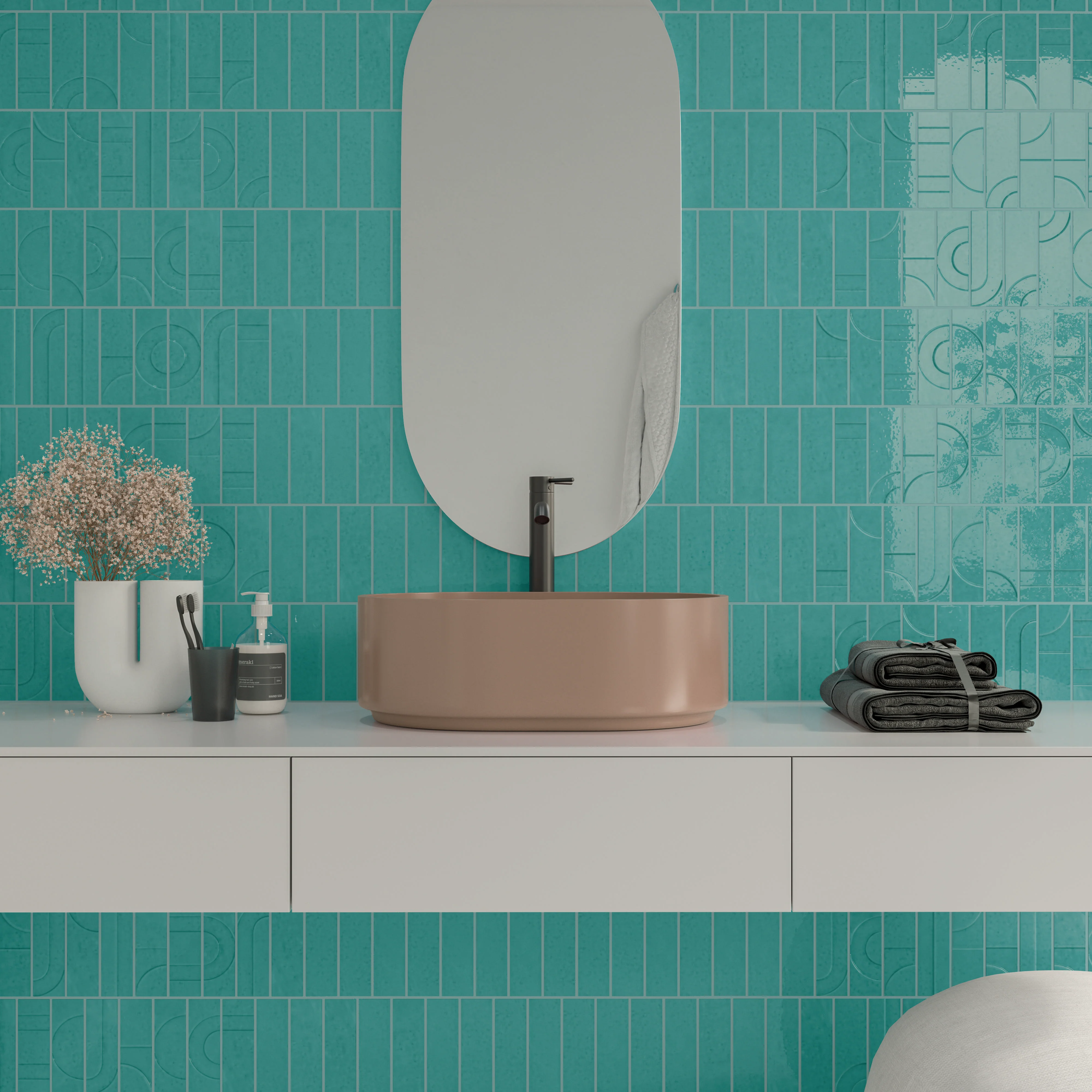 Hammer Glossy 2X6 Aqua - Image 2
