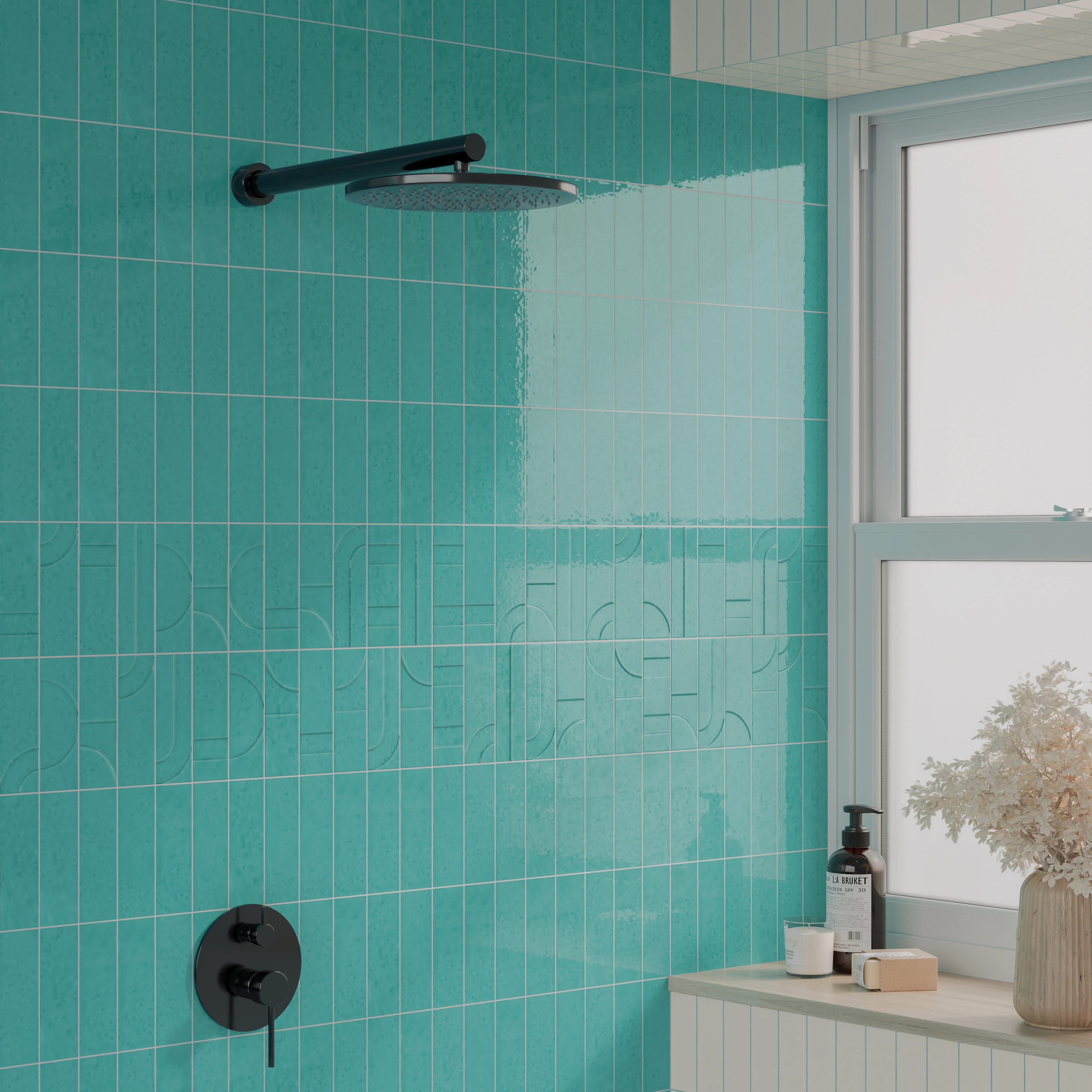 Hammer Decor Glossy 2X6 Aqua - Image 2