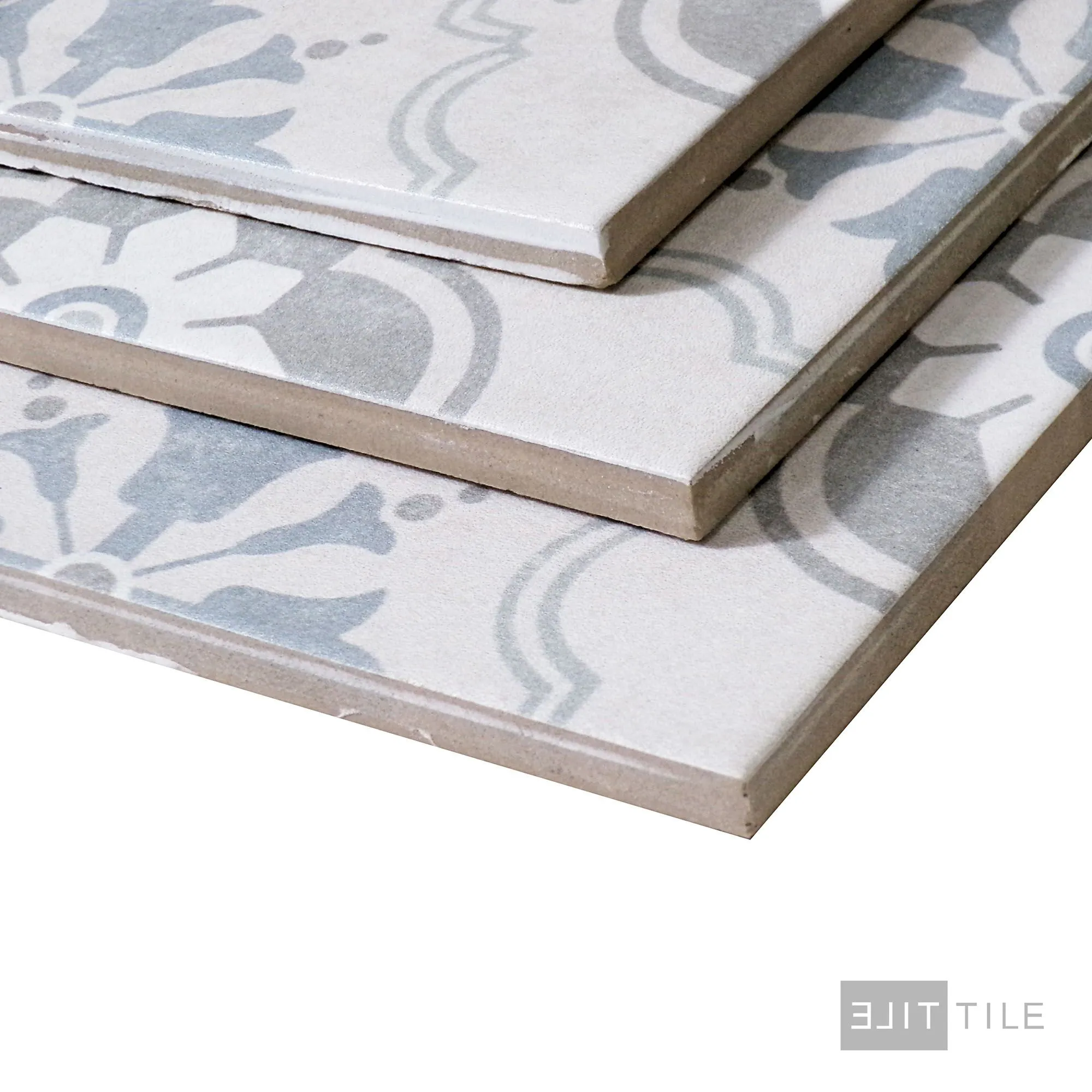 Hampton 15 Porcelain Decorative Field Tile 6X6 Bridgeham Matte - Image 4
