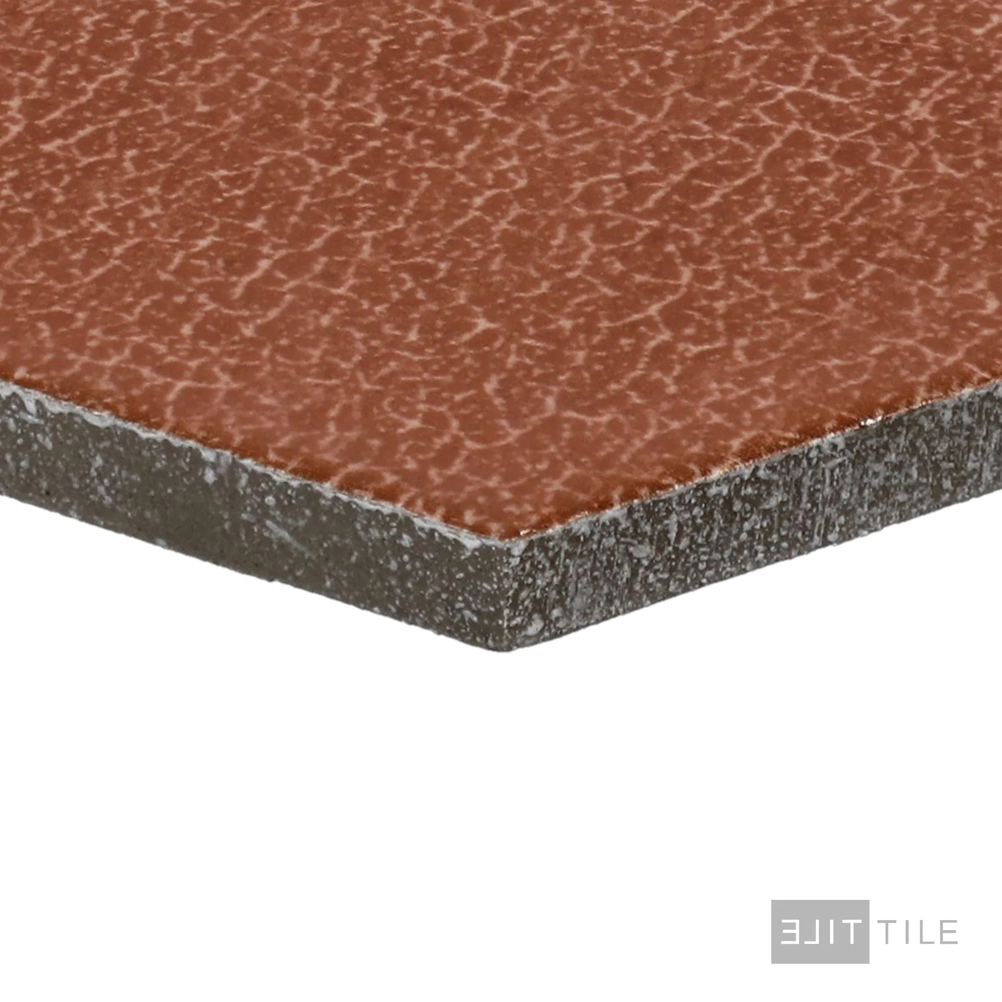 Inyo Floor Tile 8" Hex Ember Satin - Image 3