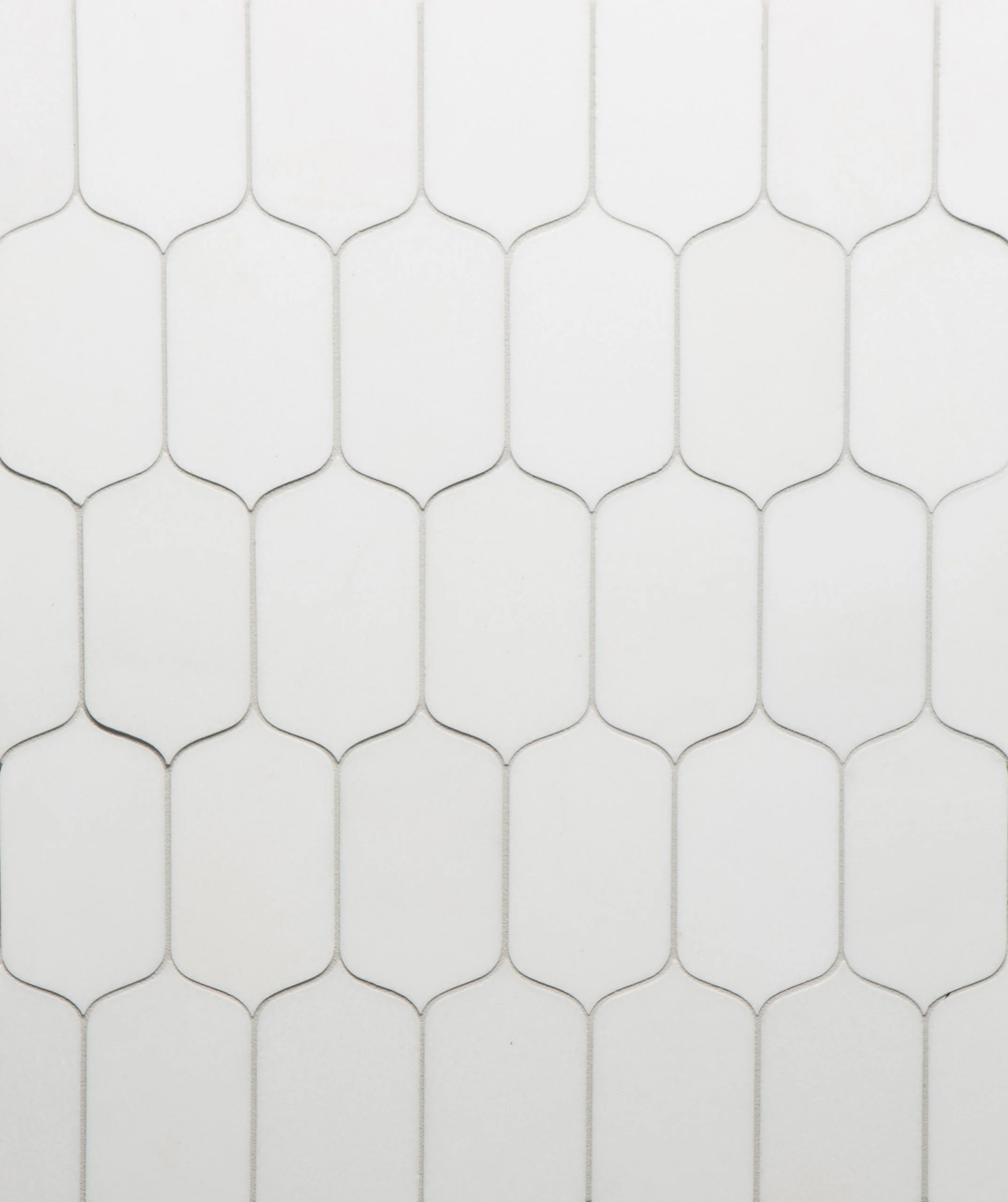 Jet Set Arabesque Mosaic 9-1/2X9-1/2 Thassos Honed