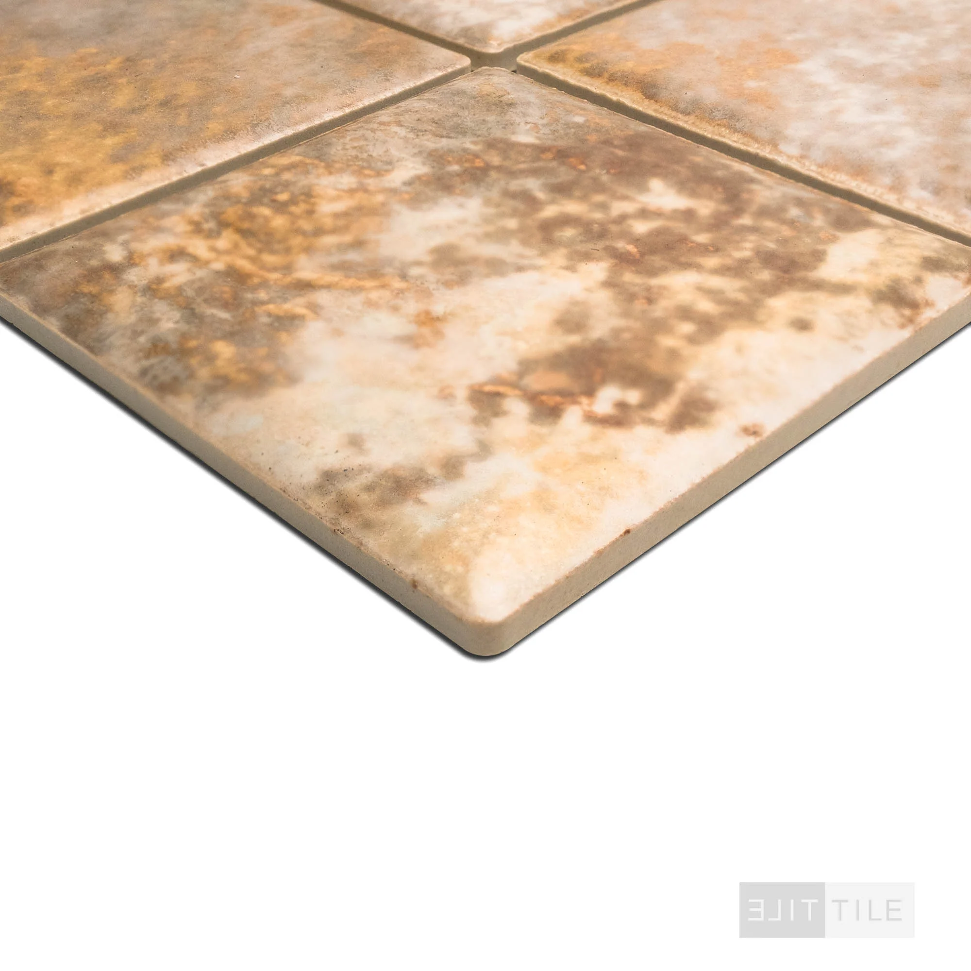Joya 3X3 Square Gold Semi Gloss Mosaic - Image 4