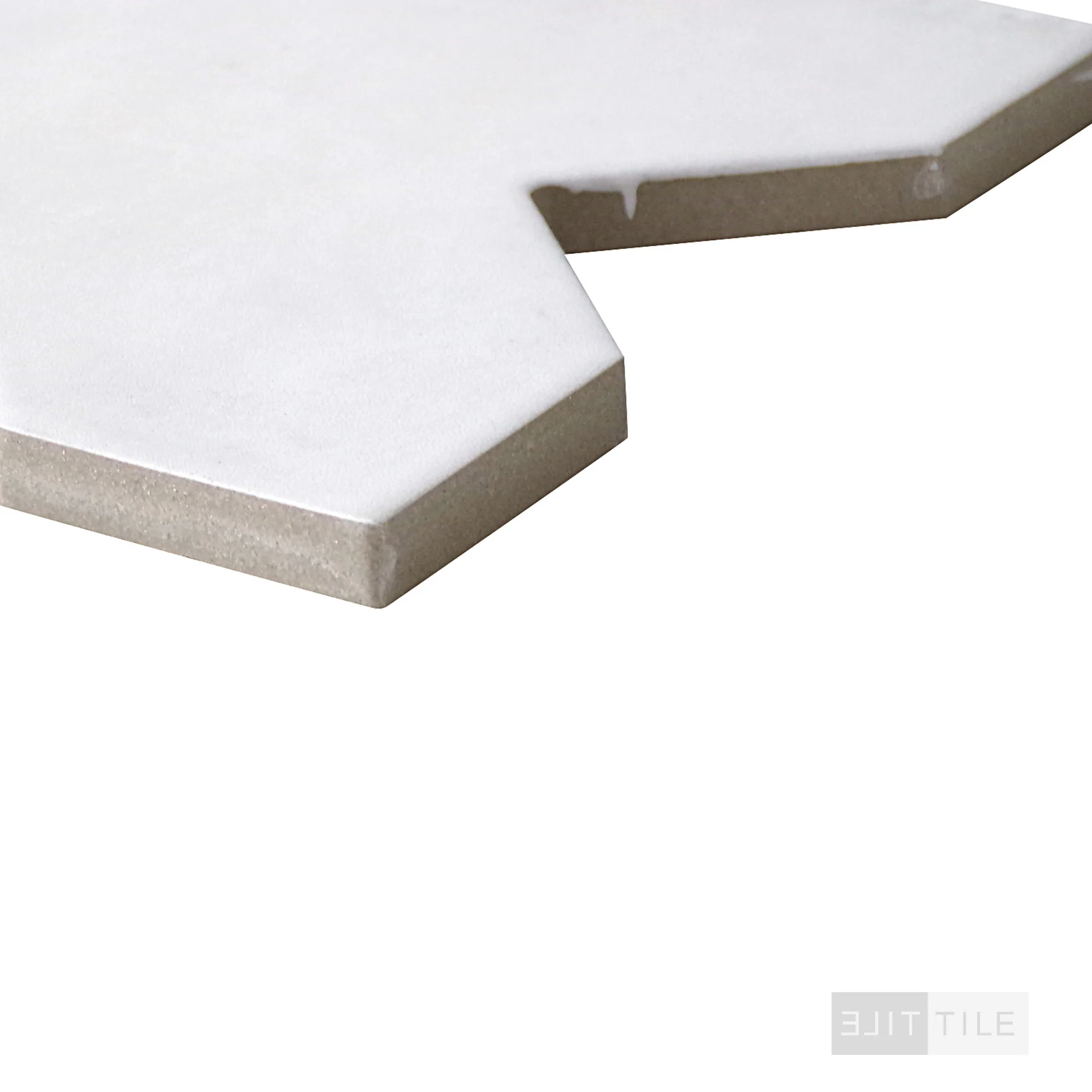 Kasbah Cross Tile 5X5 Bone Matte - Image 3