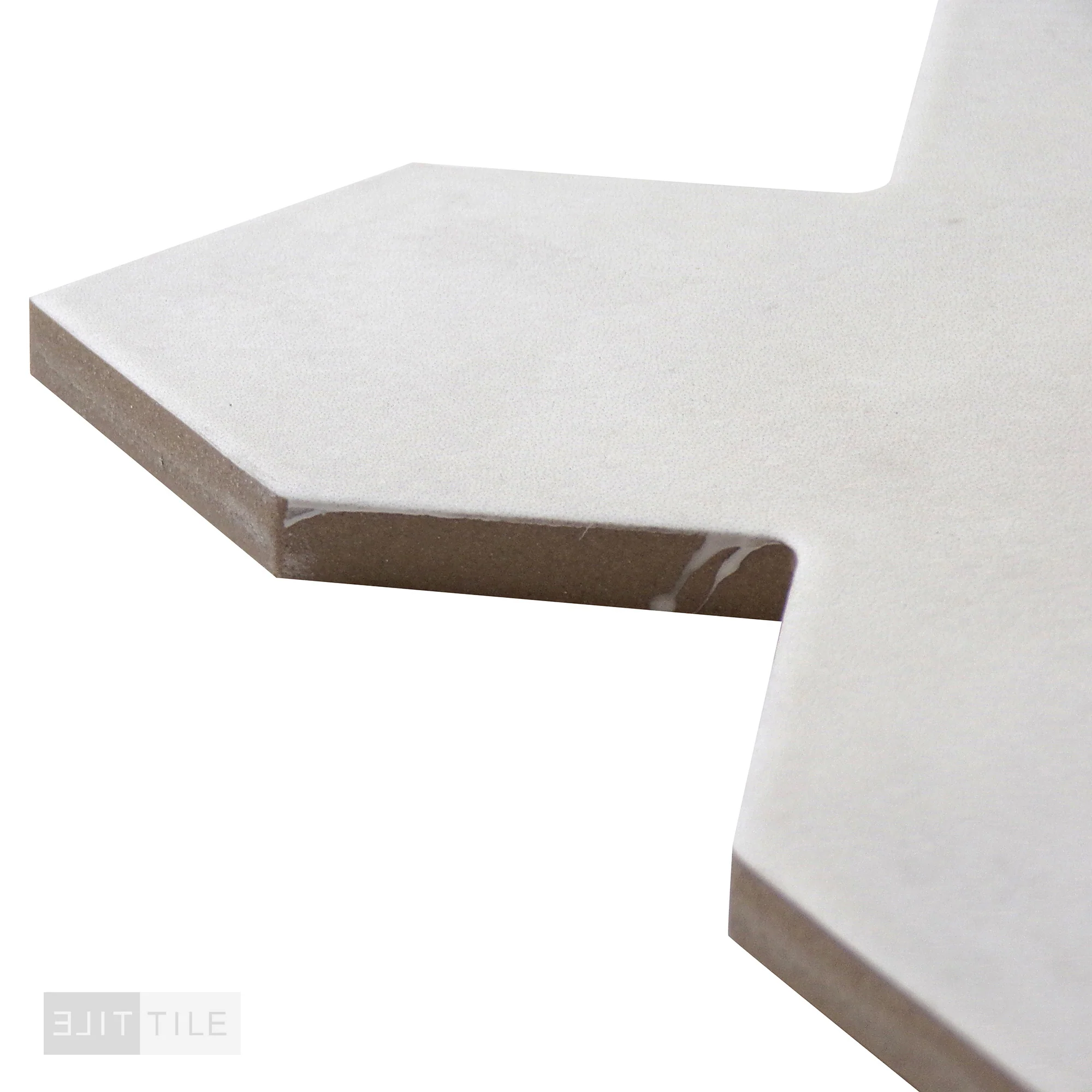 Kasbah Cross Tile 5X5 Bone Matte - Image 4