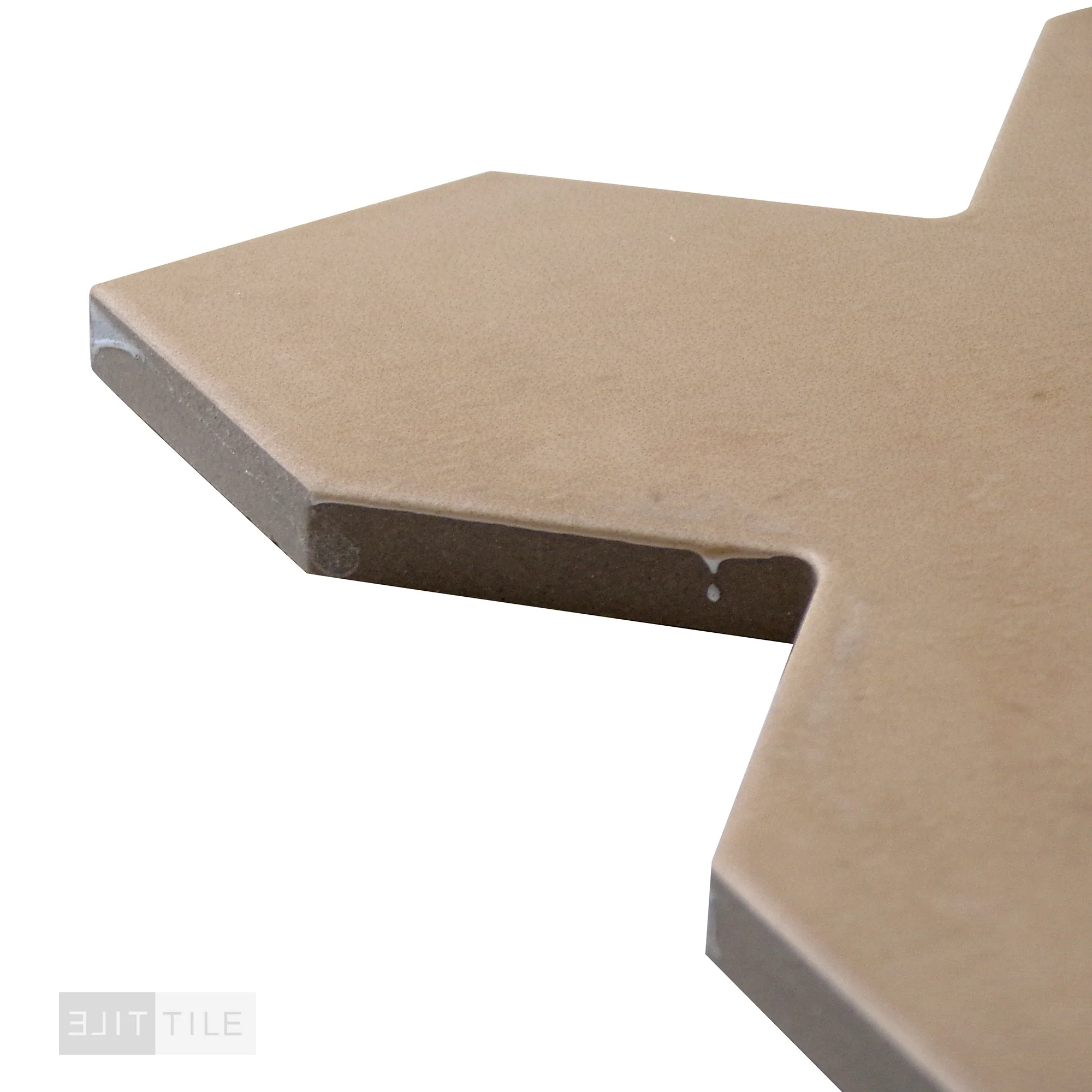 Kasbah Cross Tile 5X5 Fawn Matte - Image 4