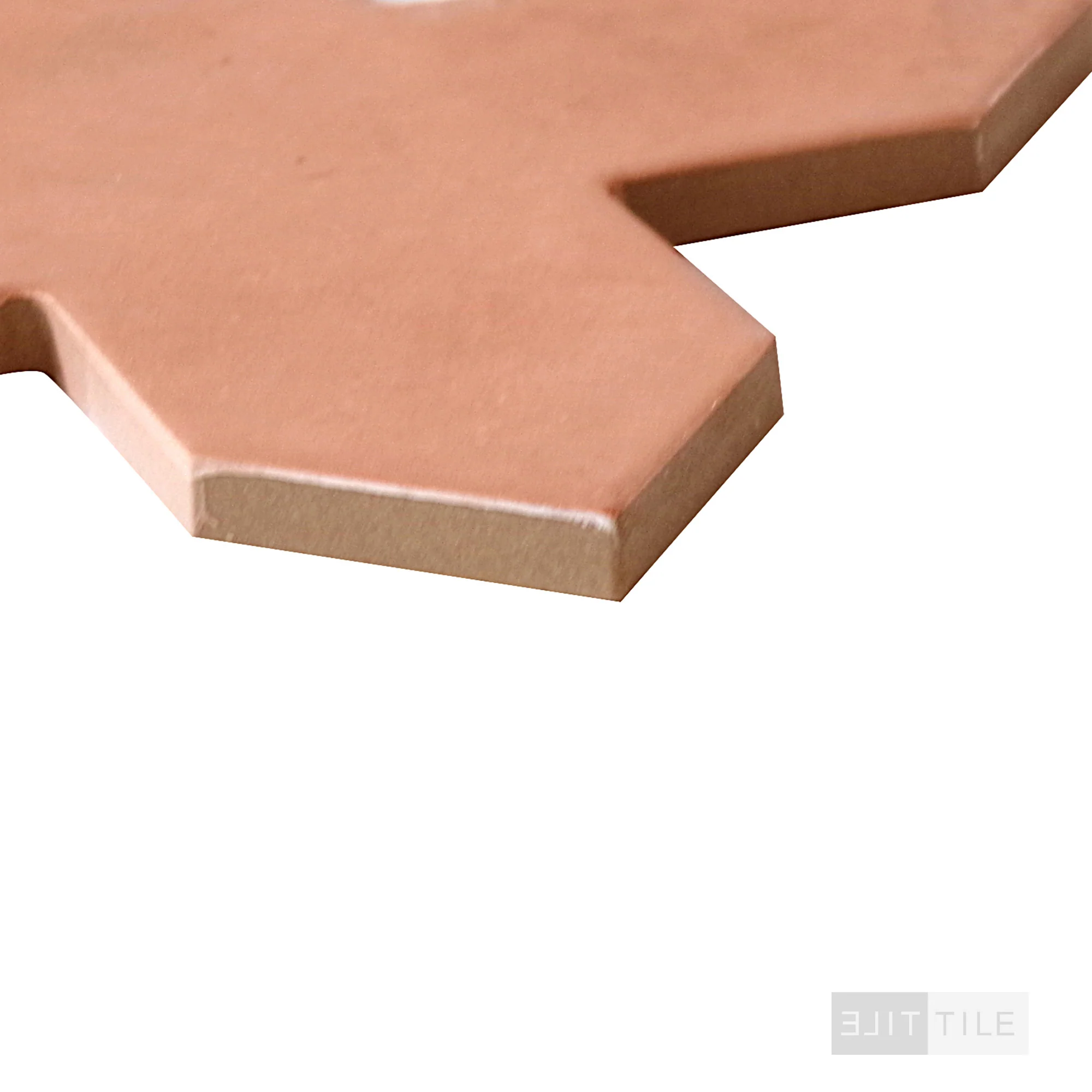 Kasbah Cross Tile 5X5 Terracotta Matte - Image 3