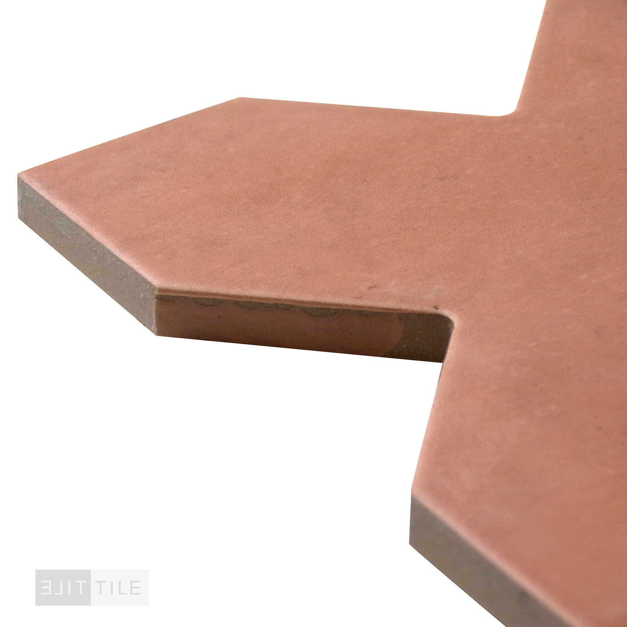 Kasbah Cross Tile 5X5 Terracotta Matte - Image 4