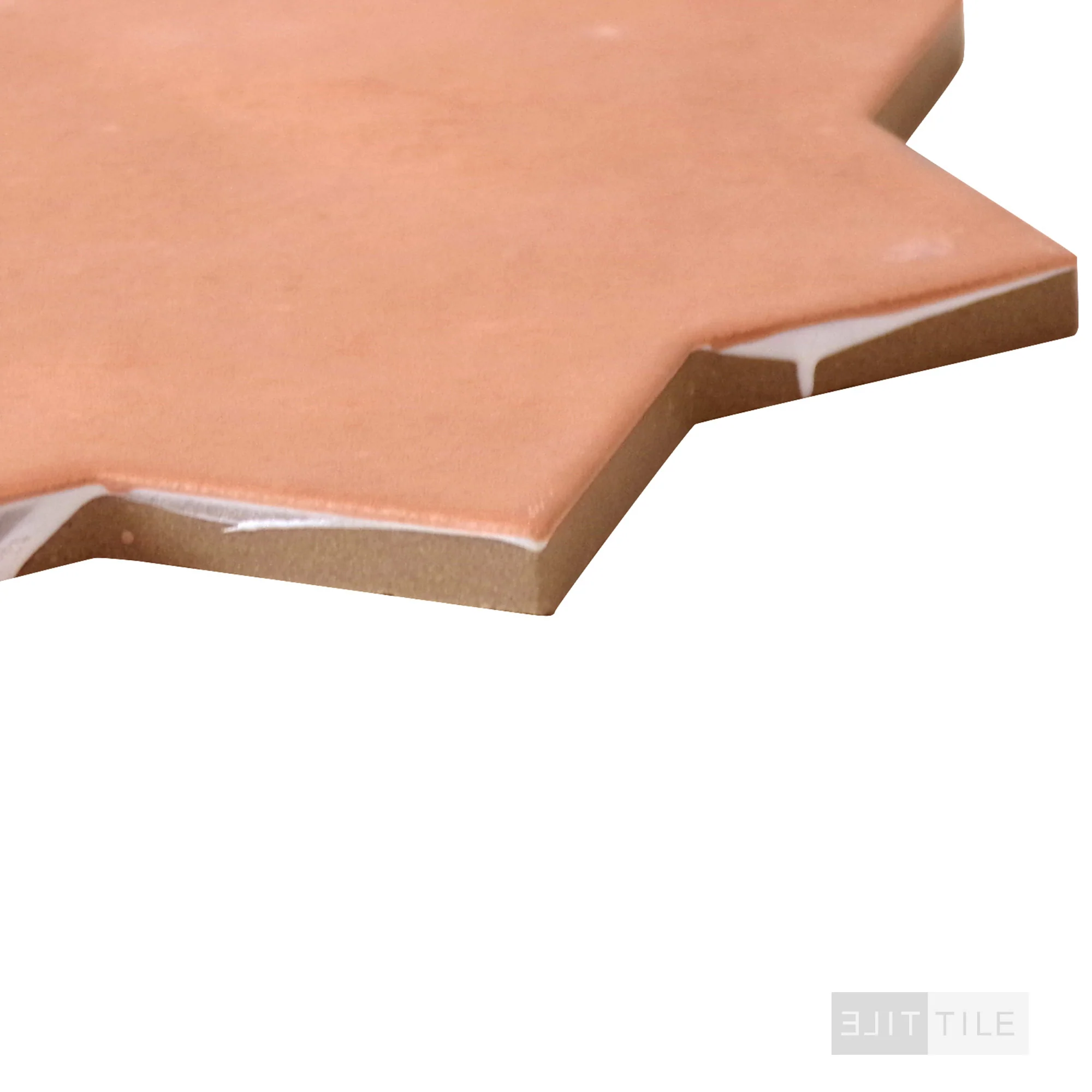 Kasbah Star Tile 6-1/2X6 -/2 Terracotta Matte - Image 3