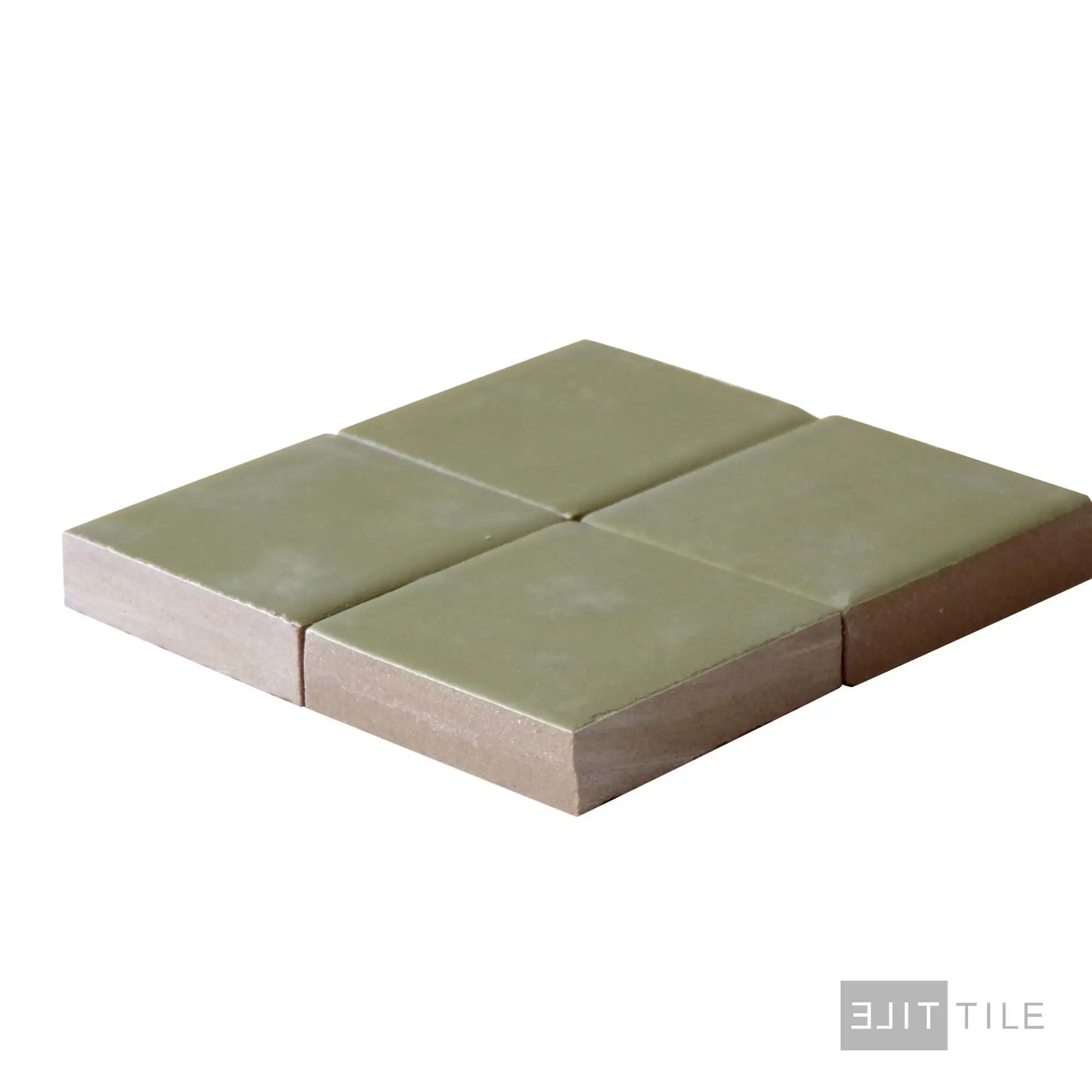 Kasbah Taco Porcelain Tile 1X1 Verde Matte - Image 4