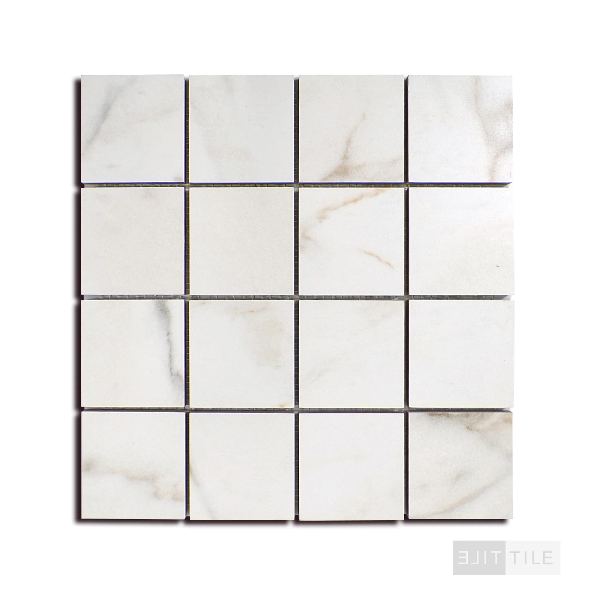 Kaya Porcelain Mosaic 12X12 Calacatta Lucca Matte - Image 2
