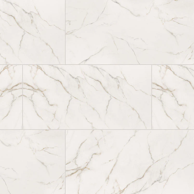 Kaya Porcelain Field Tile 24X48 Calacatta Lucca Polished