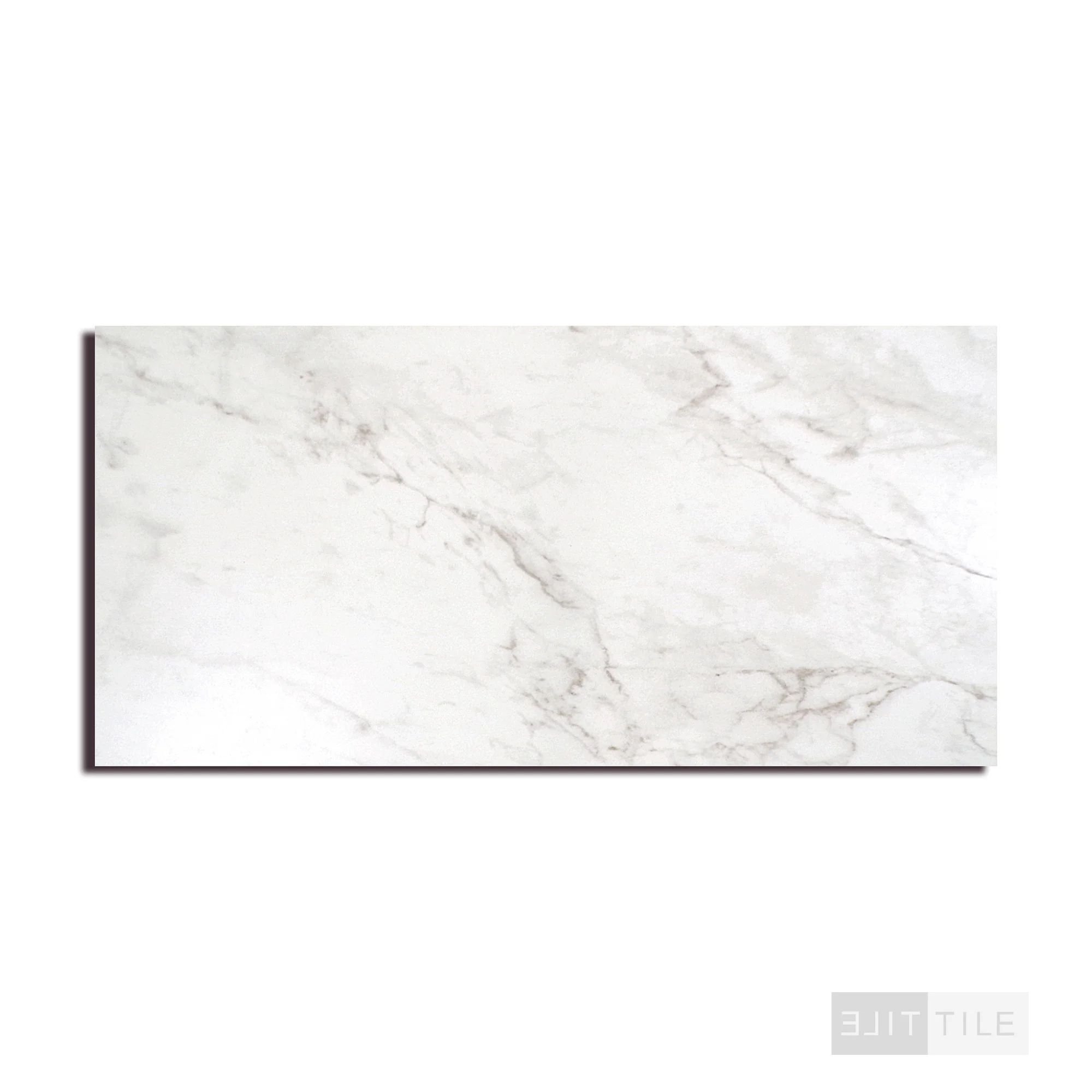 Kaya Porcelain Field Tile 12X24 Carrara Bianco Polished - Image 3