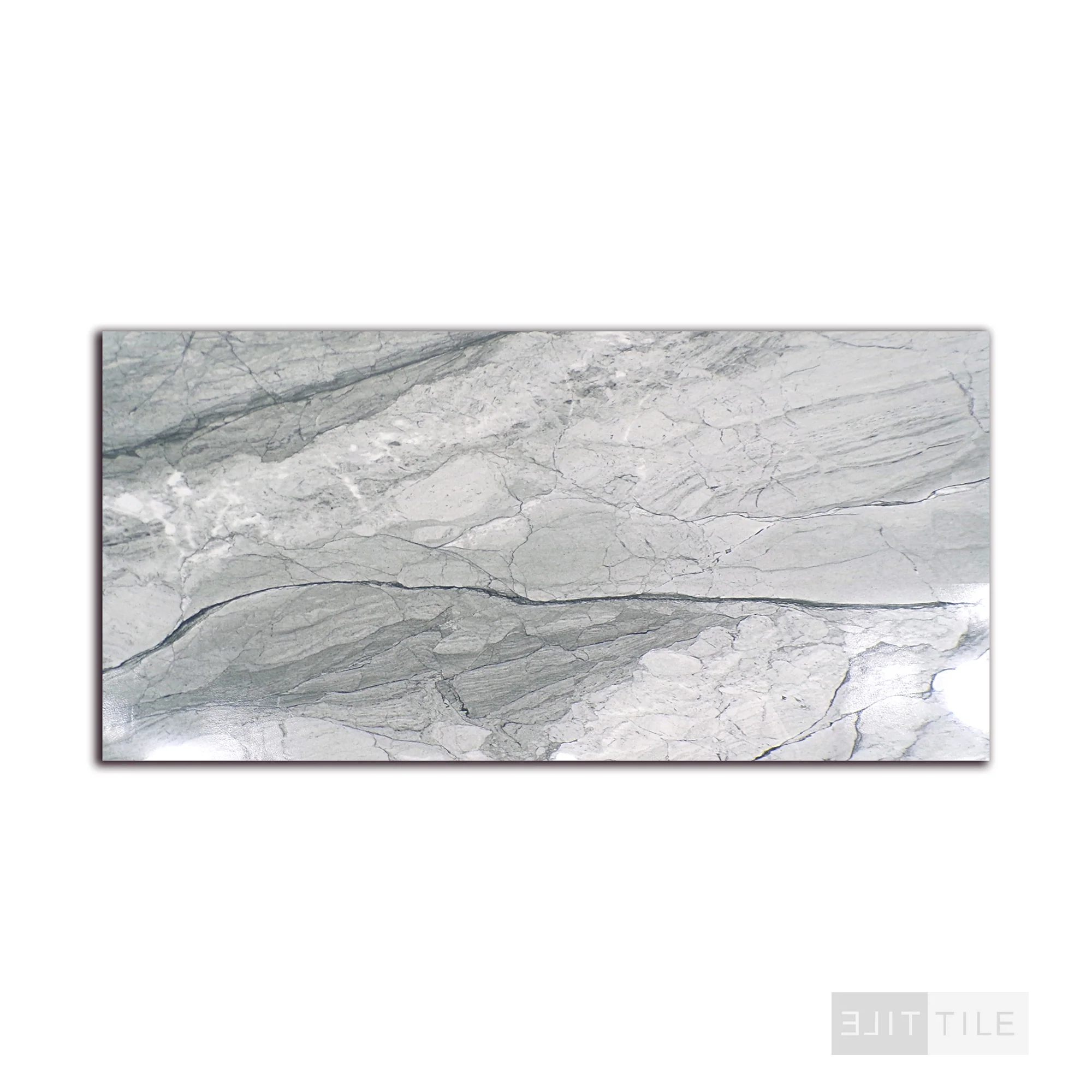 Kaya Porcelain Field Tile 12X24 Onda Gray Polished - Image 3