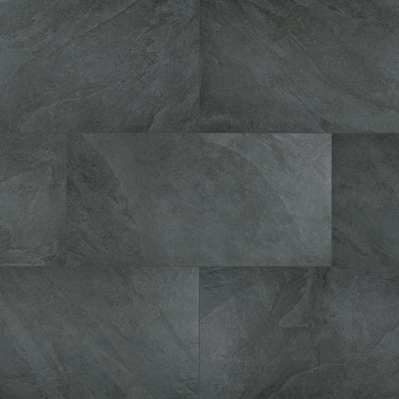 Legion Porcelain Field Tile 24X48 Midnight Montage Matte