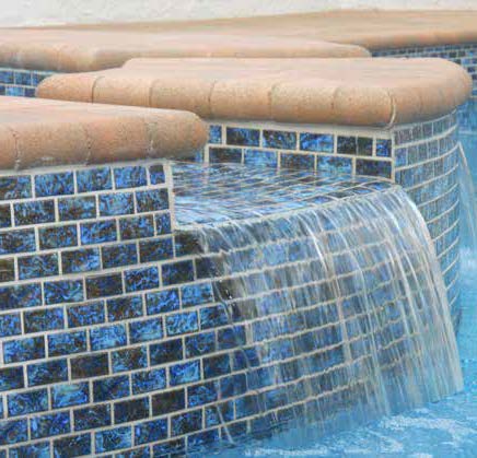 Licata 1-1/8X2-1/4 Rectangle Blue Blend Glossy Mosaic - Image 2