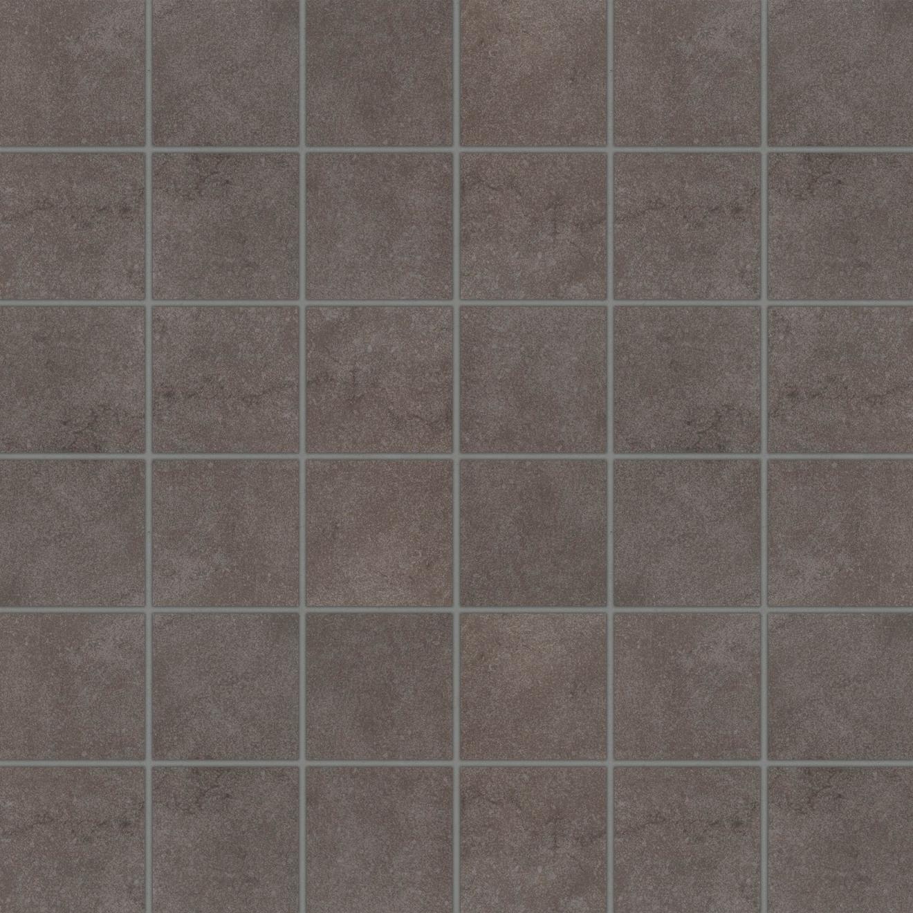Loft 2X2 Mosaic Honed 12X12 Dark Grey