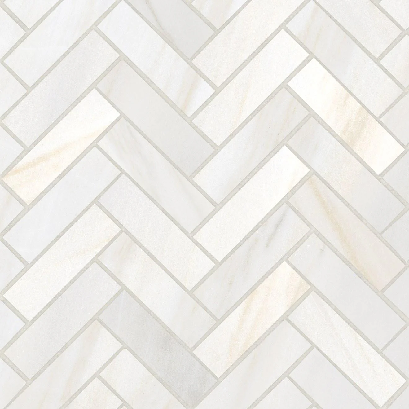 Magnifica Era 8mm Herringbone Mosaic Honed 1X4 Bianco Lasa