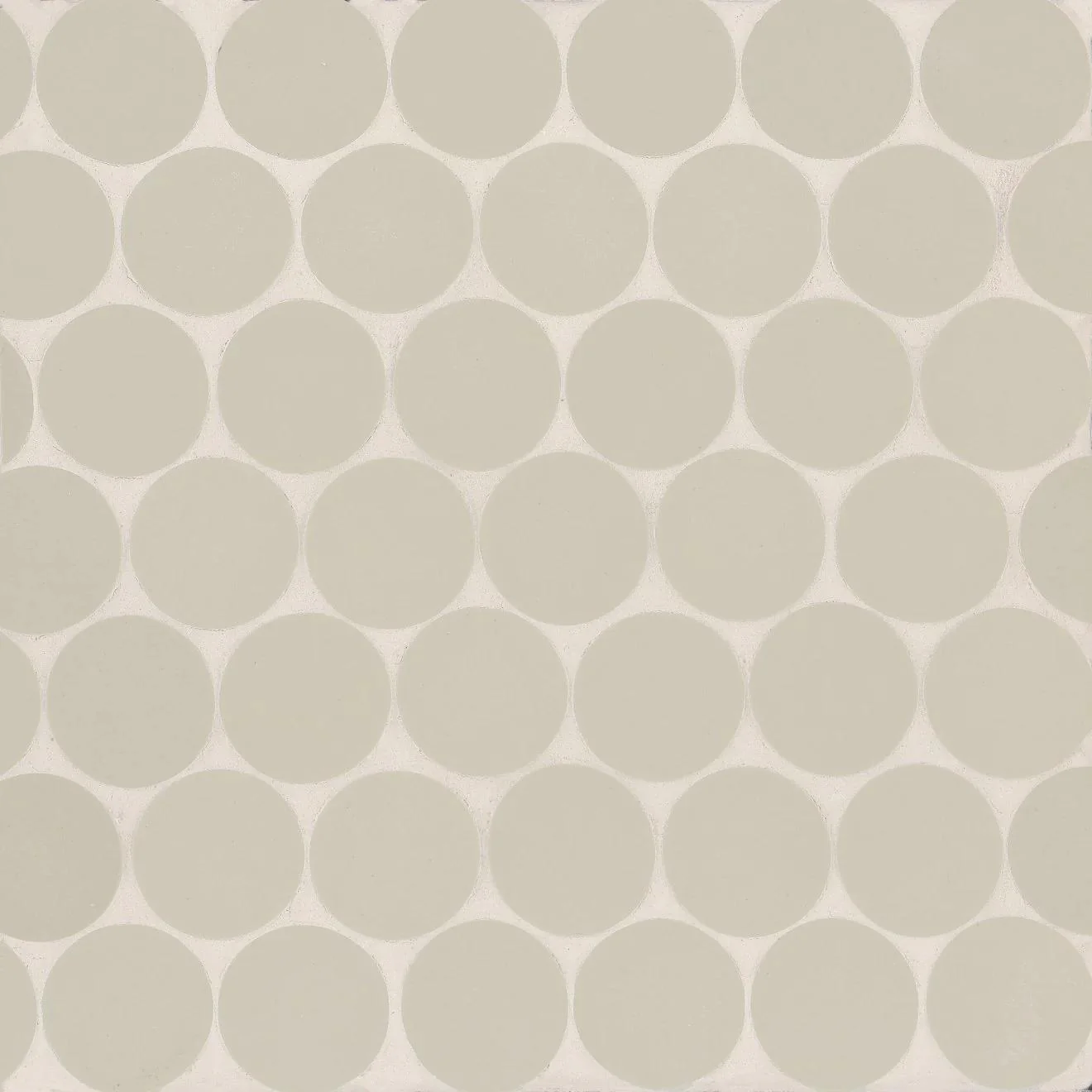Makoto 2" Round Kumo Grey Matte Mosaic