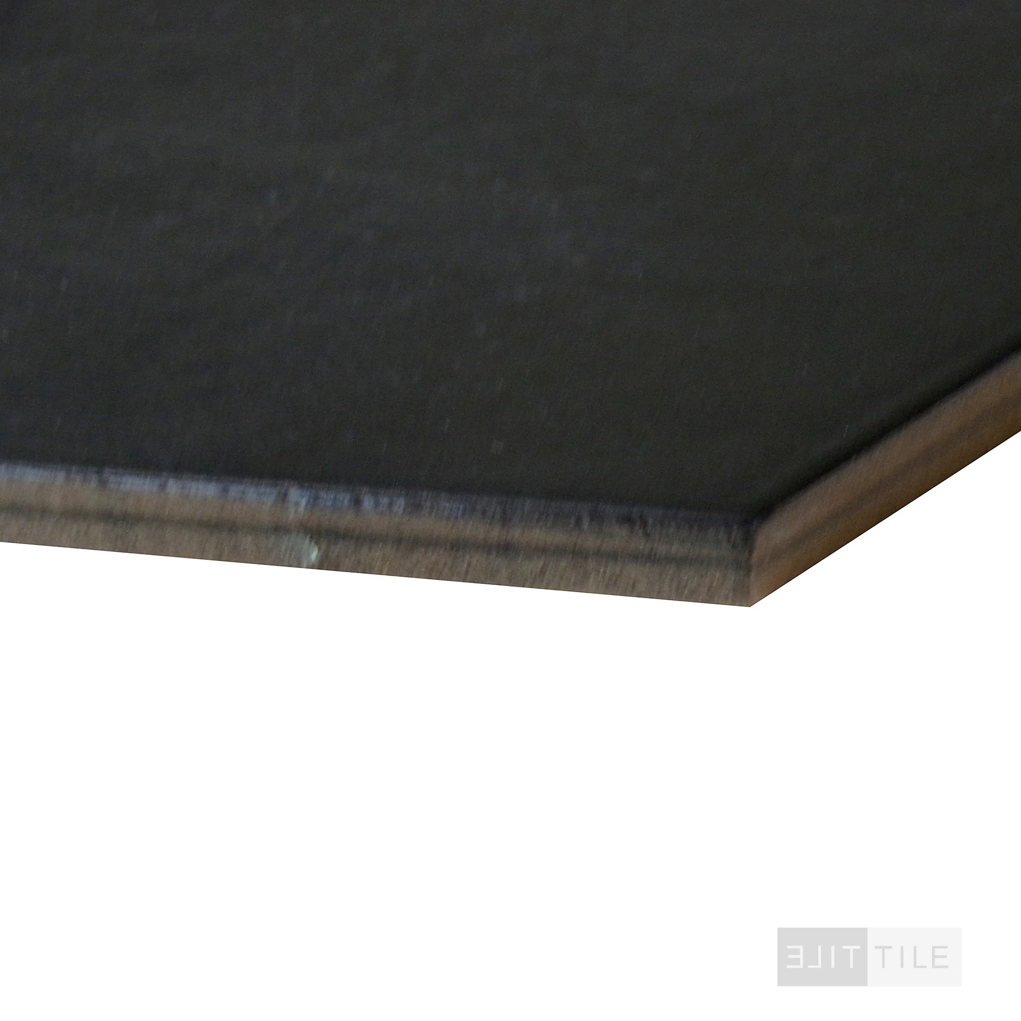 Makoto Porcelain Field Tile 10X11-1/2 Kuroi Black Matte - Image 4
