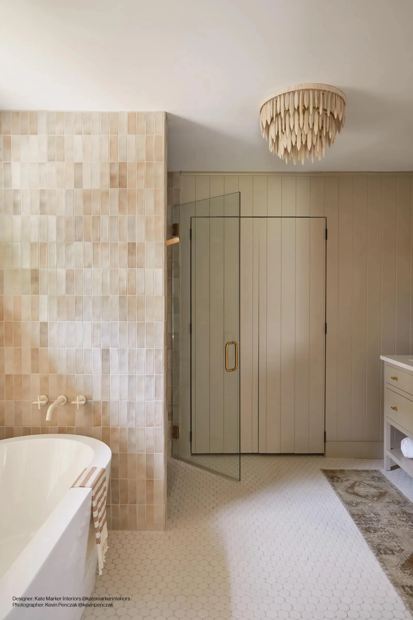 Makoto 2" Round Shoji White Matte Mosaic - Image 2