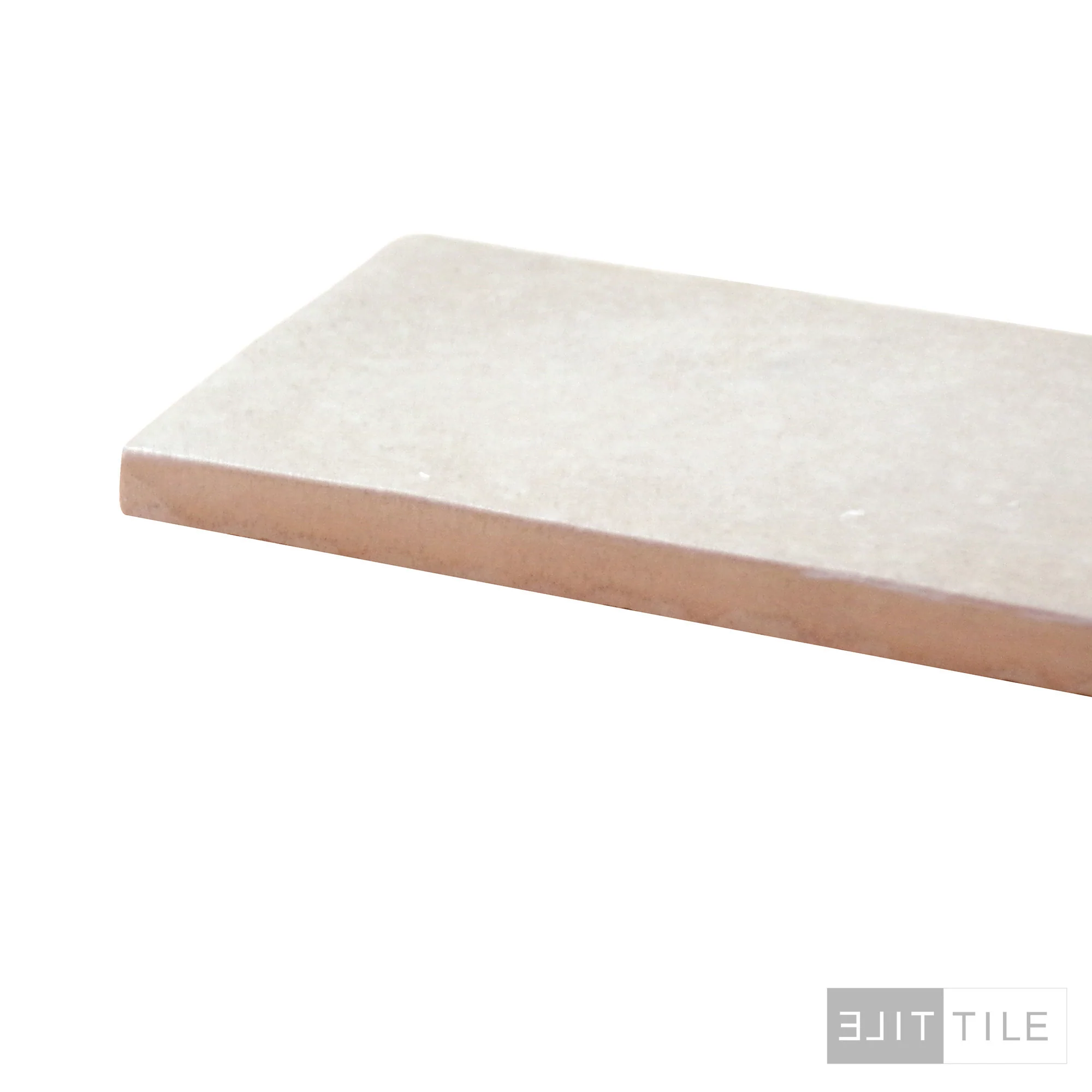 Makoto Ceramic Tile 2.5X10 Tatami Beige Tab Matte - Image 4