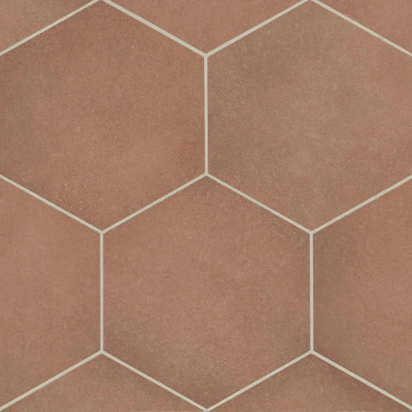 Makoto Porcelain Field Tile 10X11-1/2 Umi Terracotta Matte