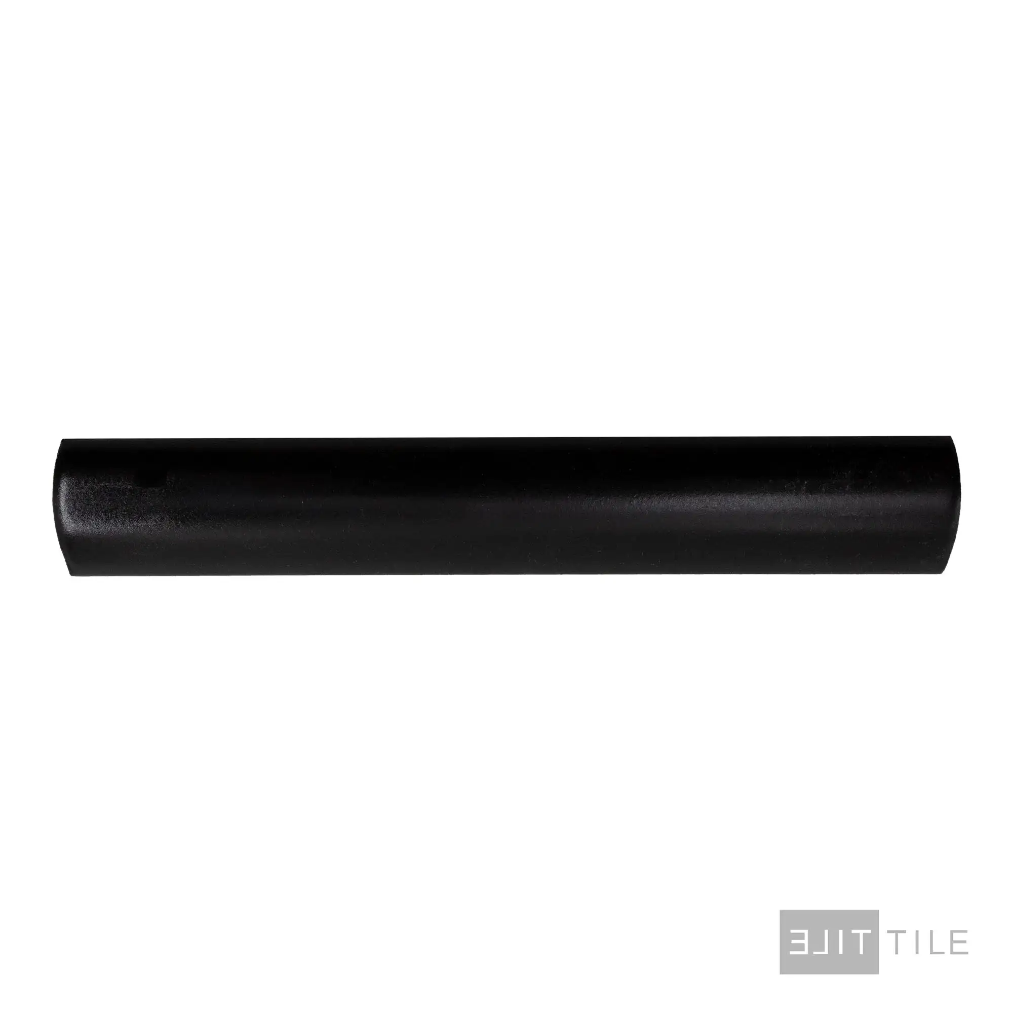 Mallorca Quarter Round Pencil Ceramic Trim 1X8 Black Matte