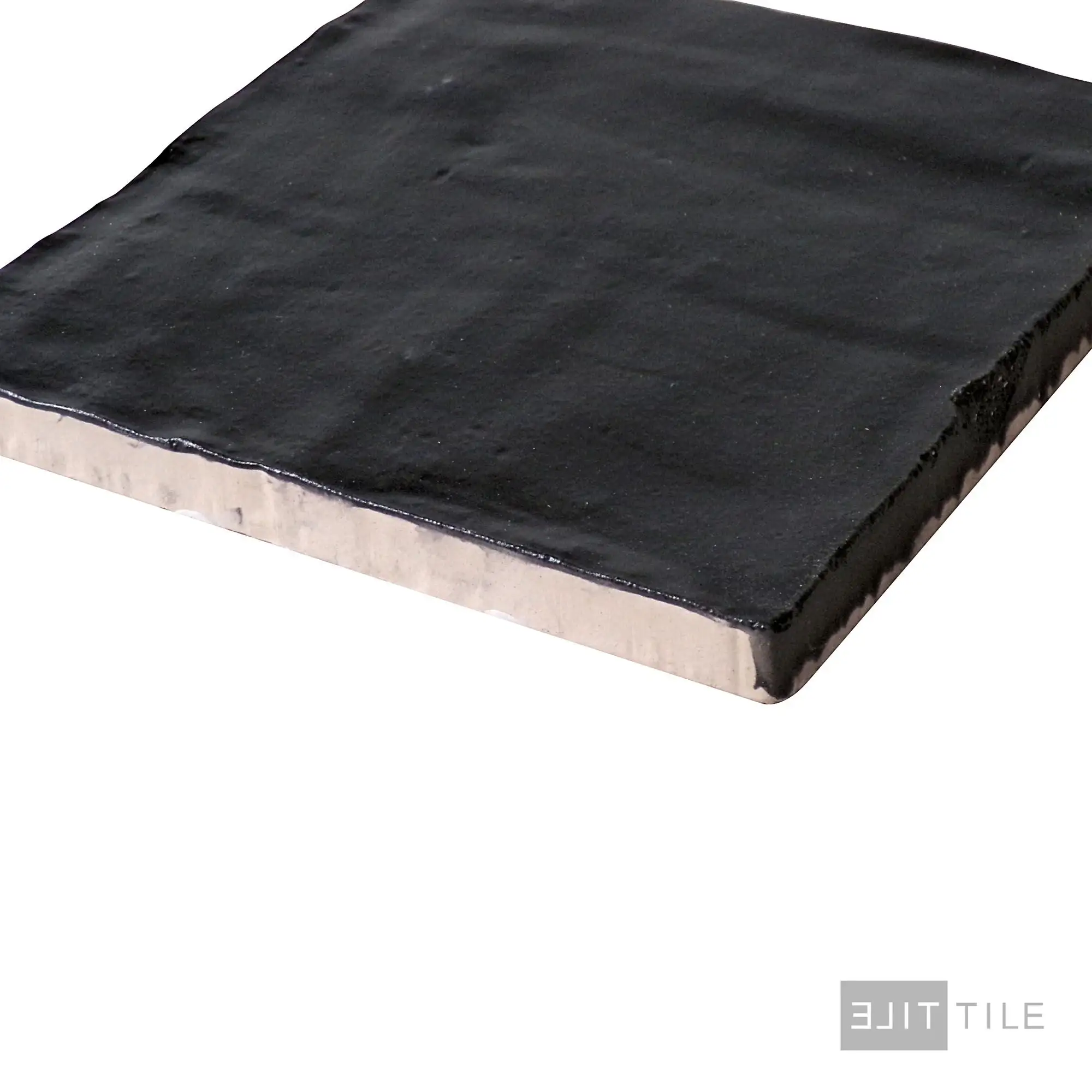 Mallorca Ceramic Field Tile 4X4 Black Matte - Image 4