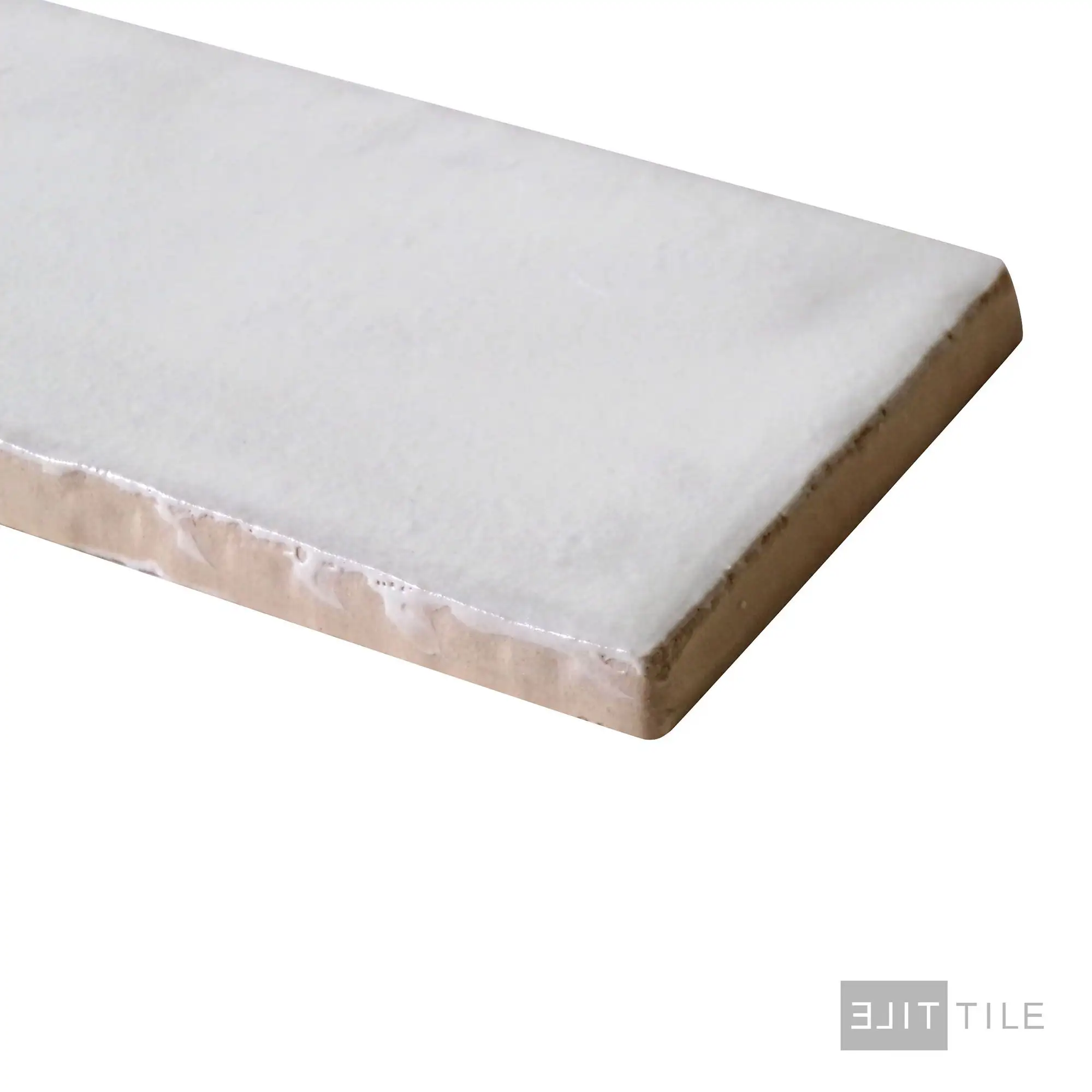 Mallorca Ceramic Field Tile 2X8 White Matte - Image 4