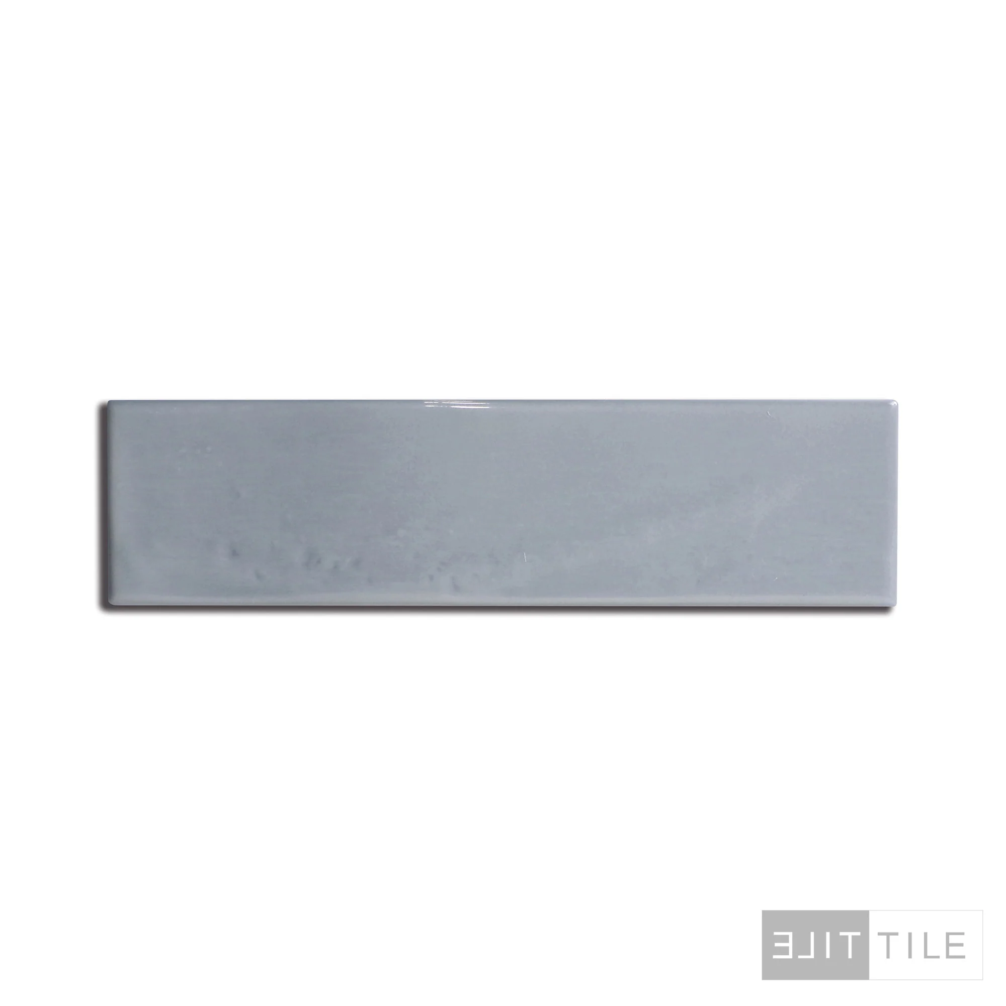 Manhattan Ceramic Tile 3X12 Grey Glossy