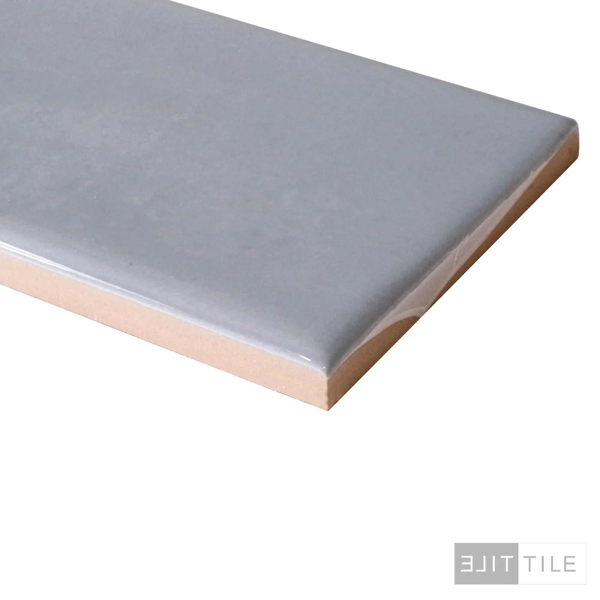 Manhattan Ceramic Tile 3X12 Grey Glossy - Image 2