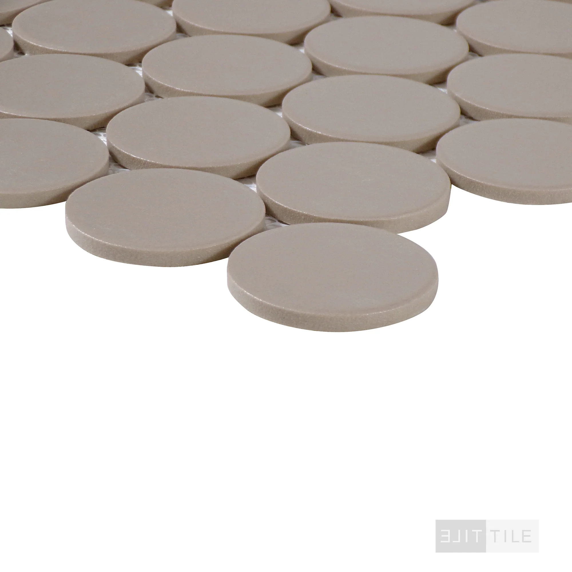 Marin 2" Penny Round Coastal Cliff Matte - Image 3