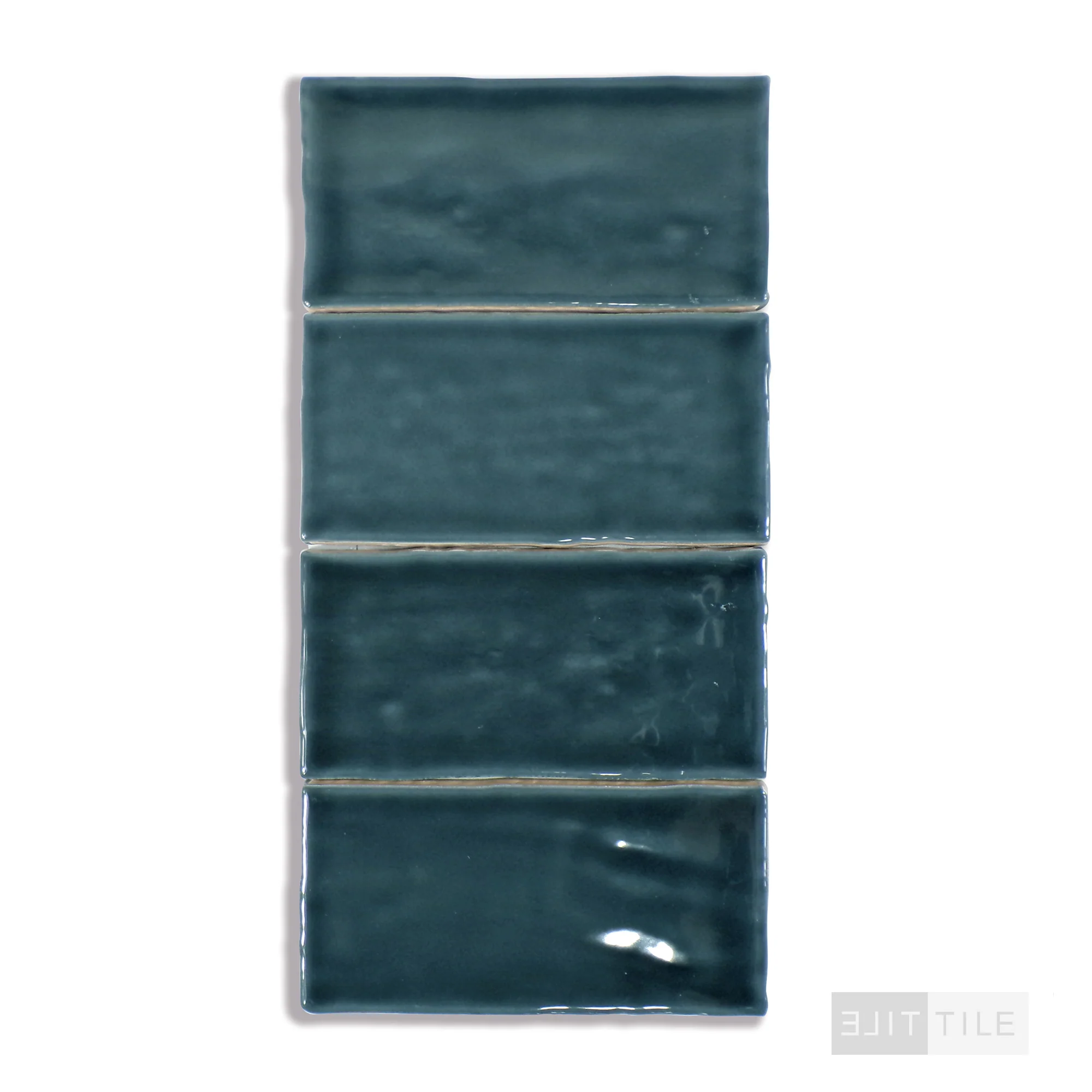 Marin Glazed Ceramic Field Tile 2.5X5 Midnight Tide Gloss - Image 3