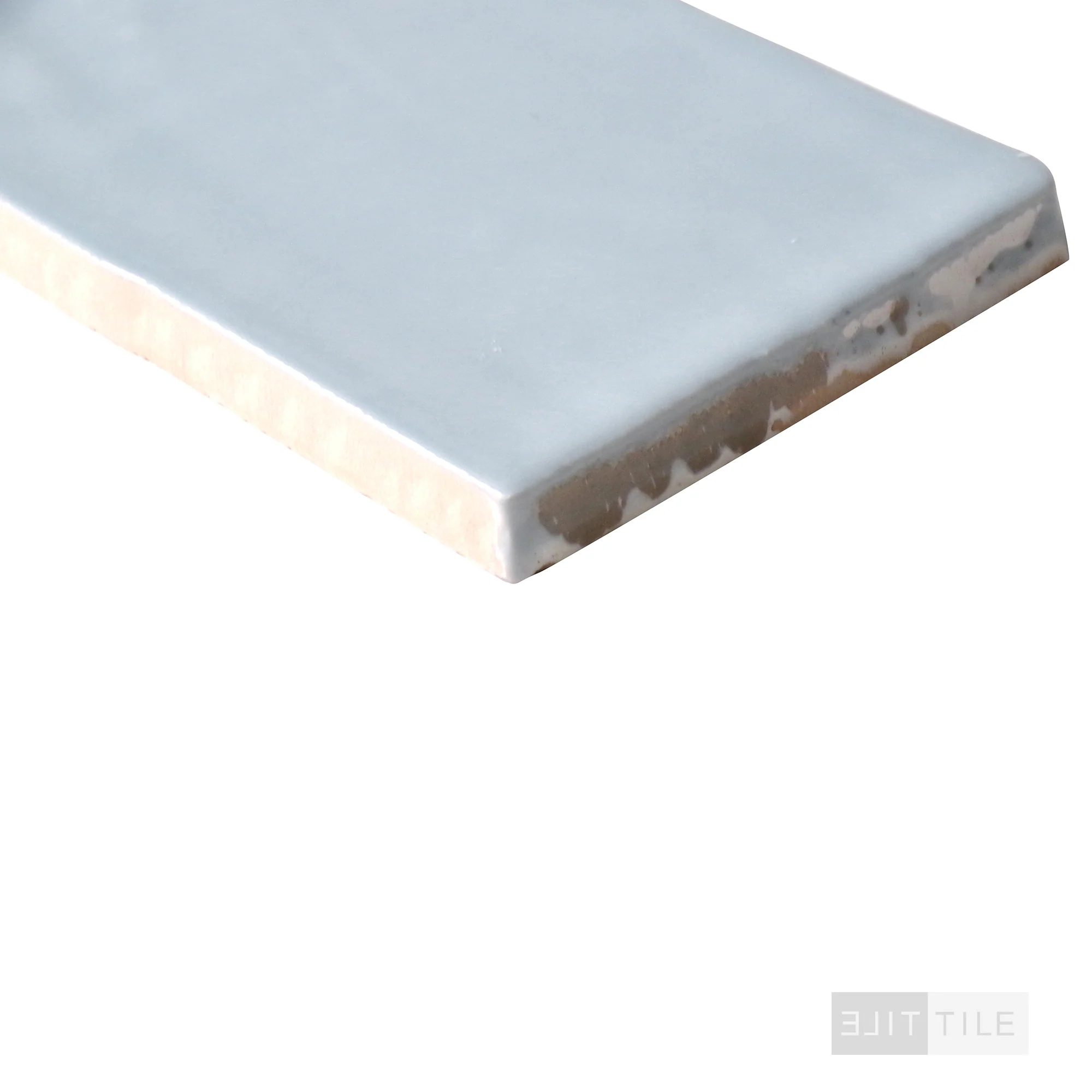 Marin Glazed Ceramic Field Tile 2.5X5 Misty Blue Gloss - Image 3