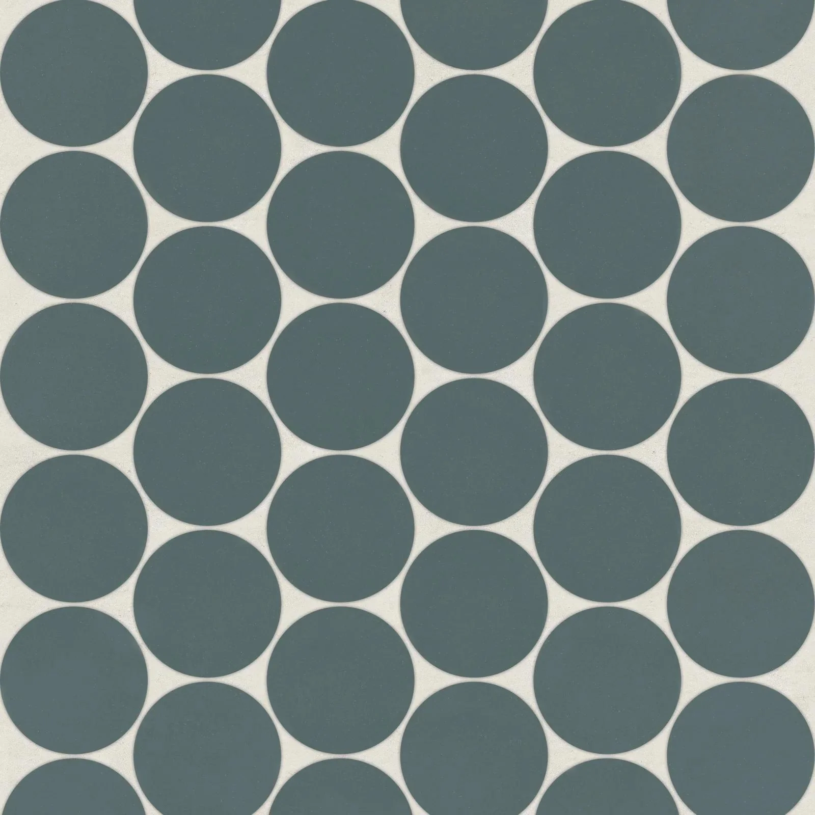 Marin 2" Penny Round Ocean Teal Matte