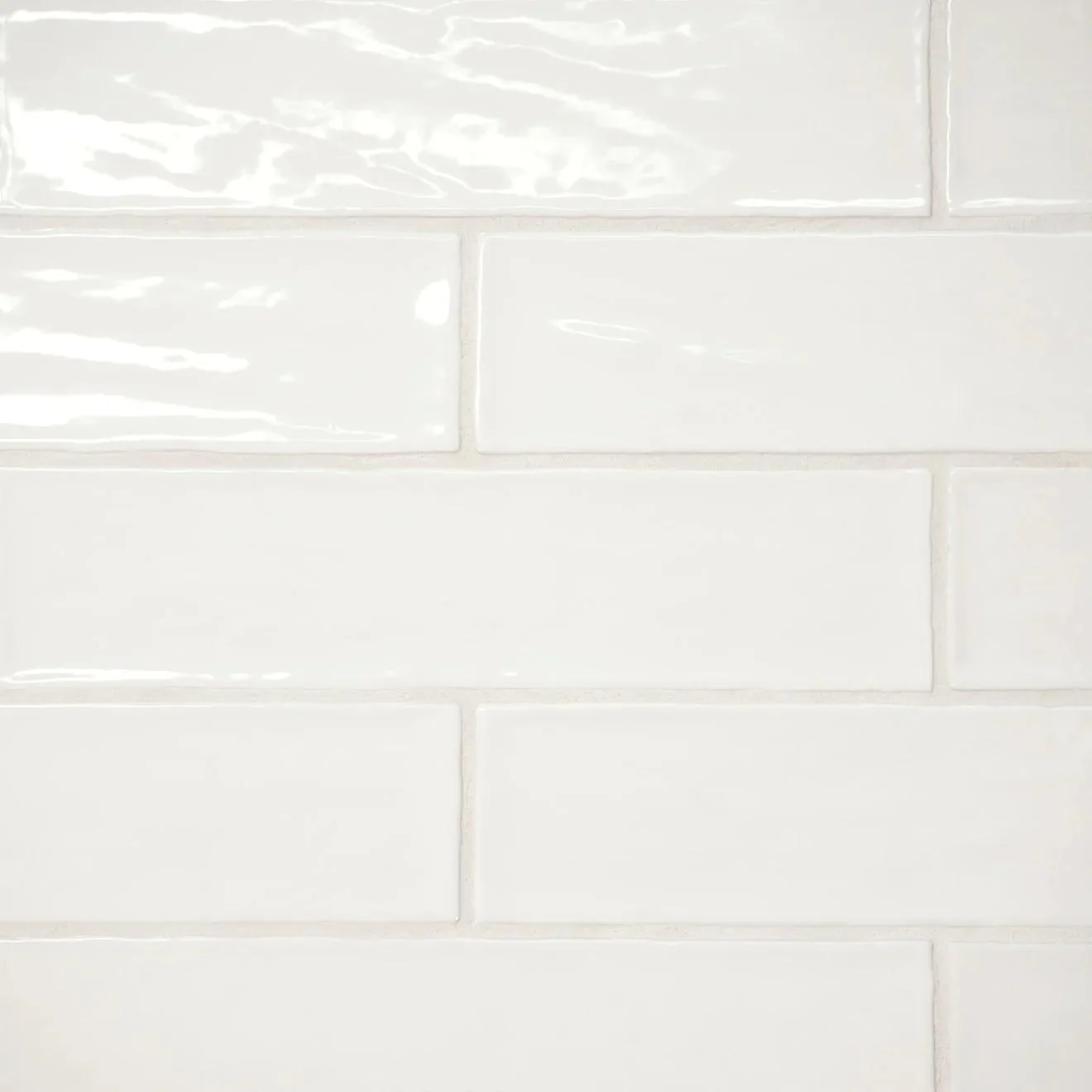 Marin Glazed Ceramic Field Tile 2.5X10 Pearl White Gloss