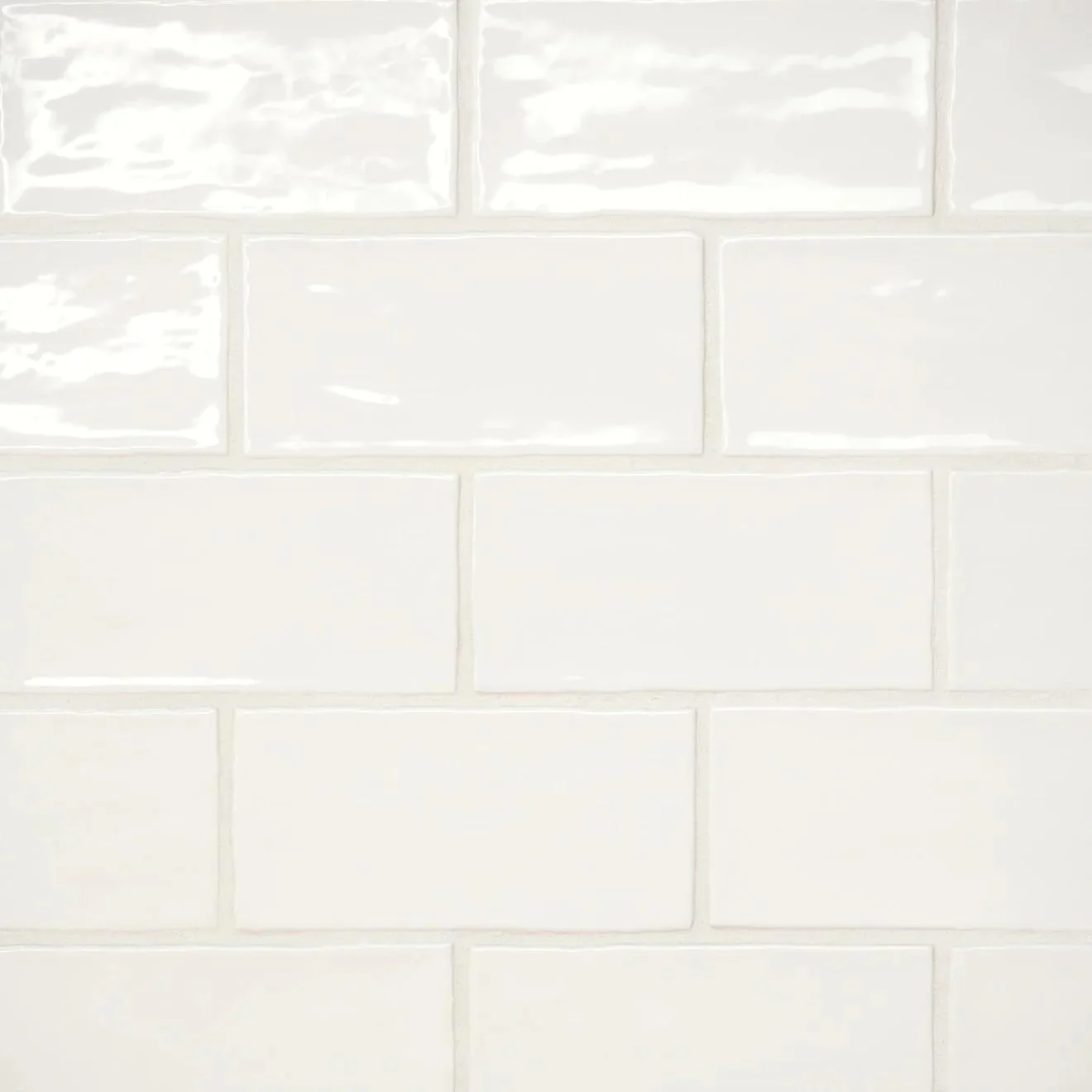 Marin Glazed Ceramic Field Tile 2.5X5 Pearl White Gloss