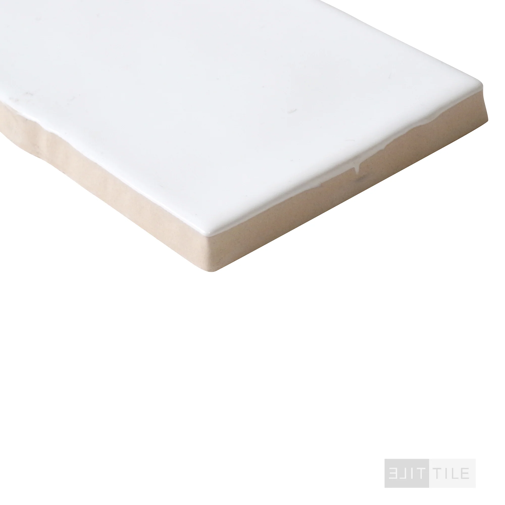 Marin Glazed Ceramic Field Tile 2.5X5 Pearl White Gloss - Image 3