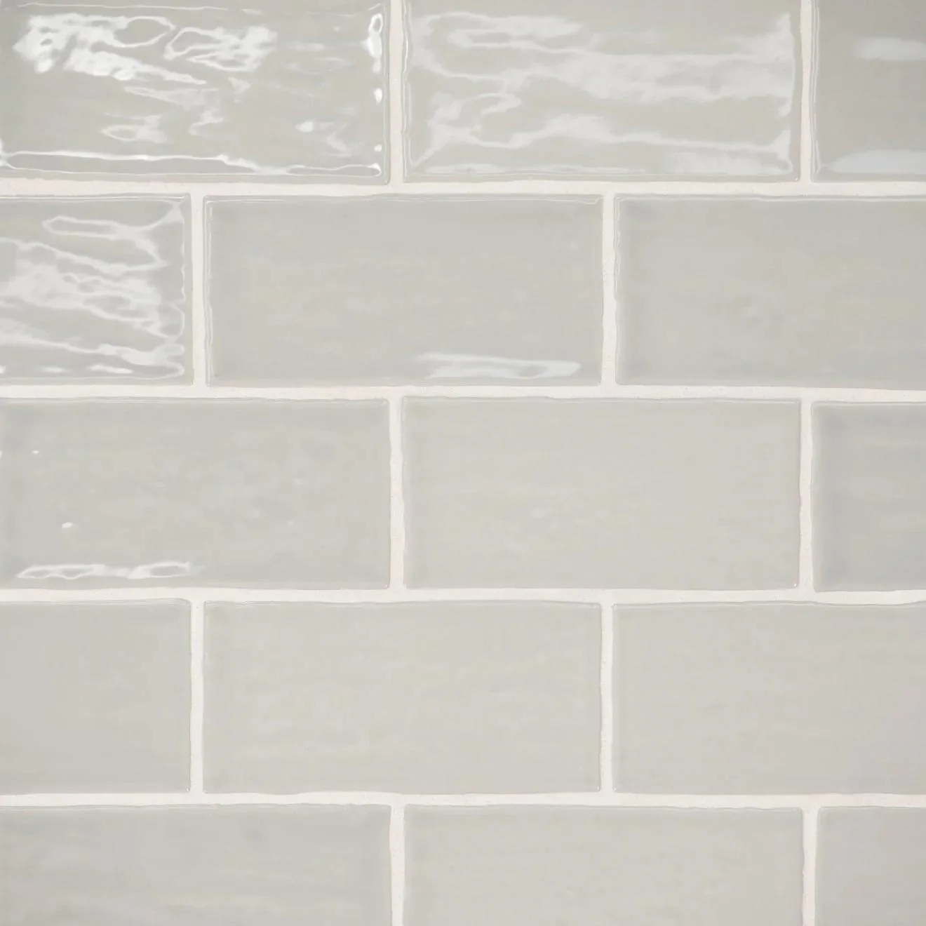 Marin Glazed Ceramic Field Tile 2.5X5 Pebble Gray Gloss