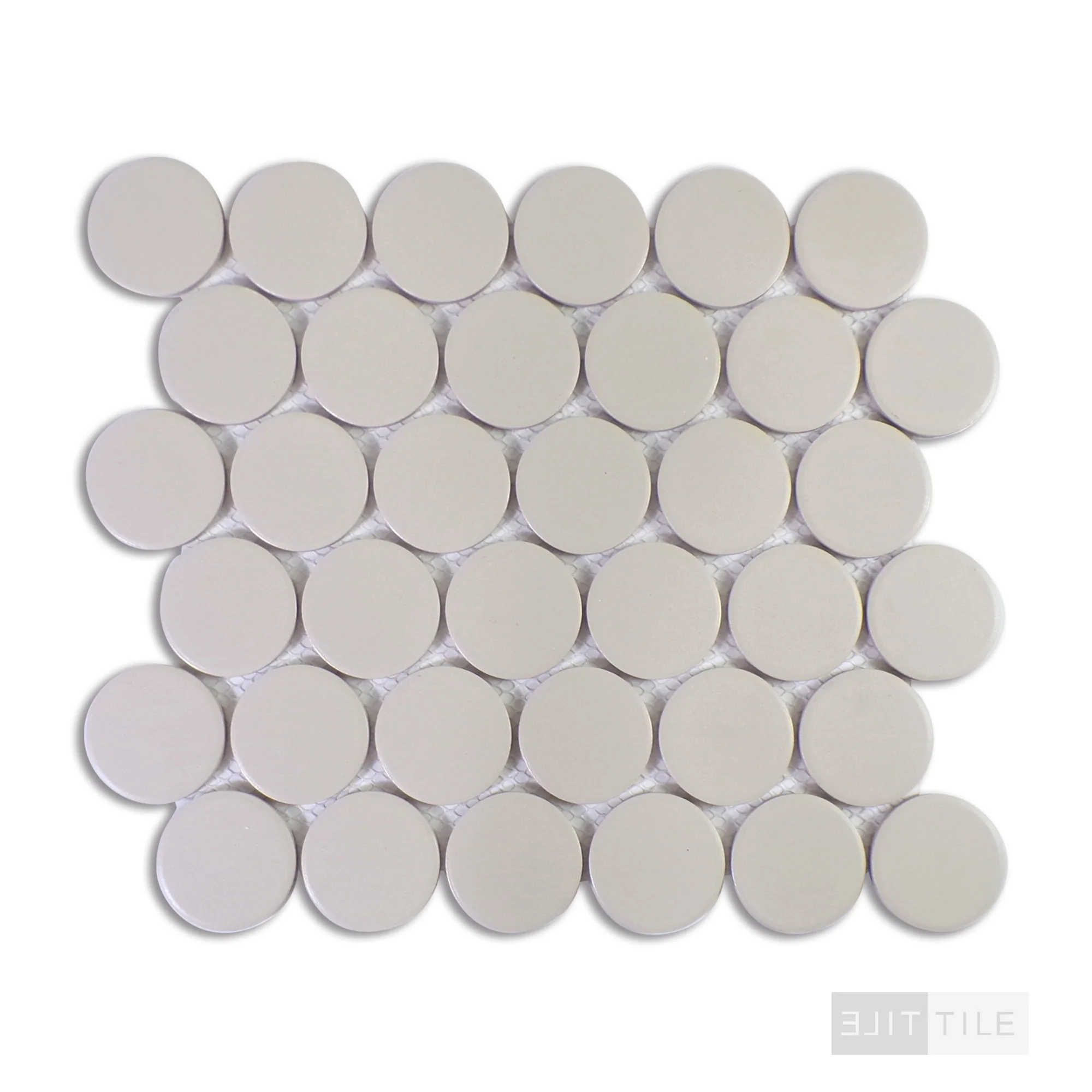 Marin 2" Penny Round Sand Dollar Matte - Image 2