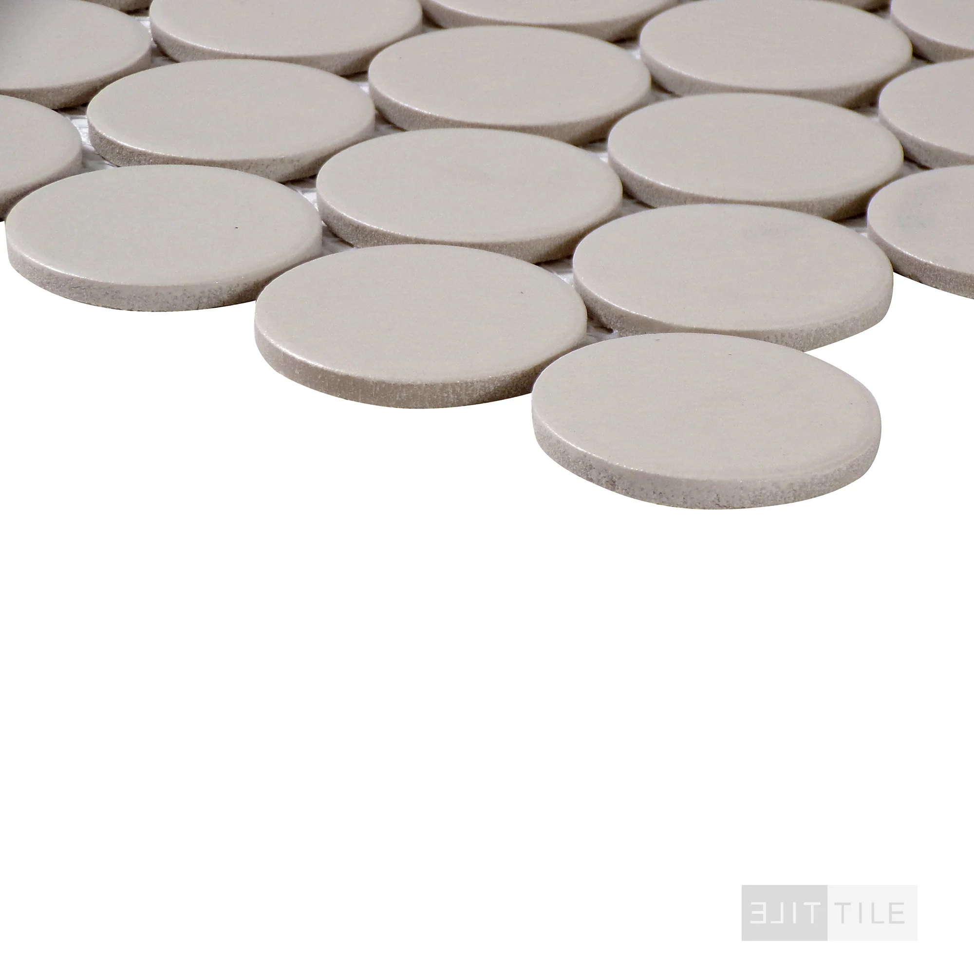 Marin 2" Penny Round Sand Dollar Matte - Image 3