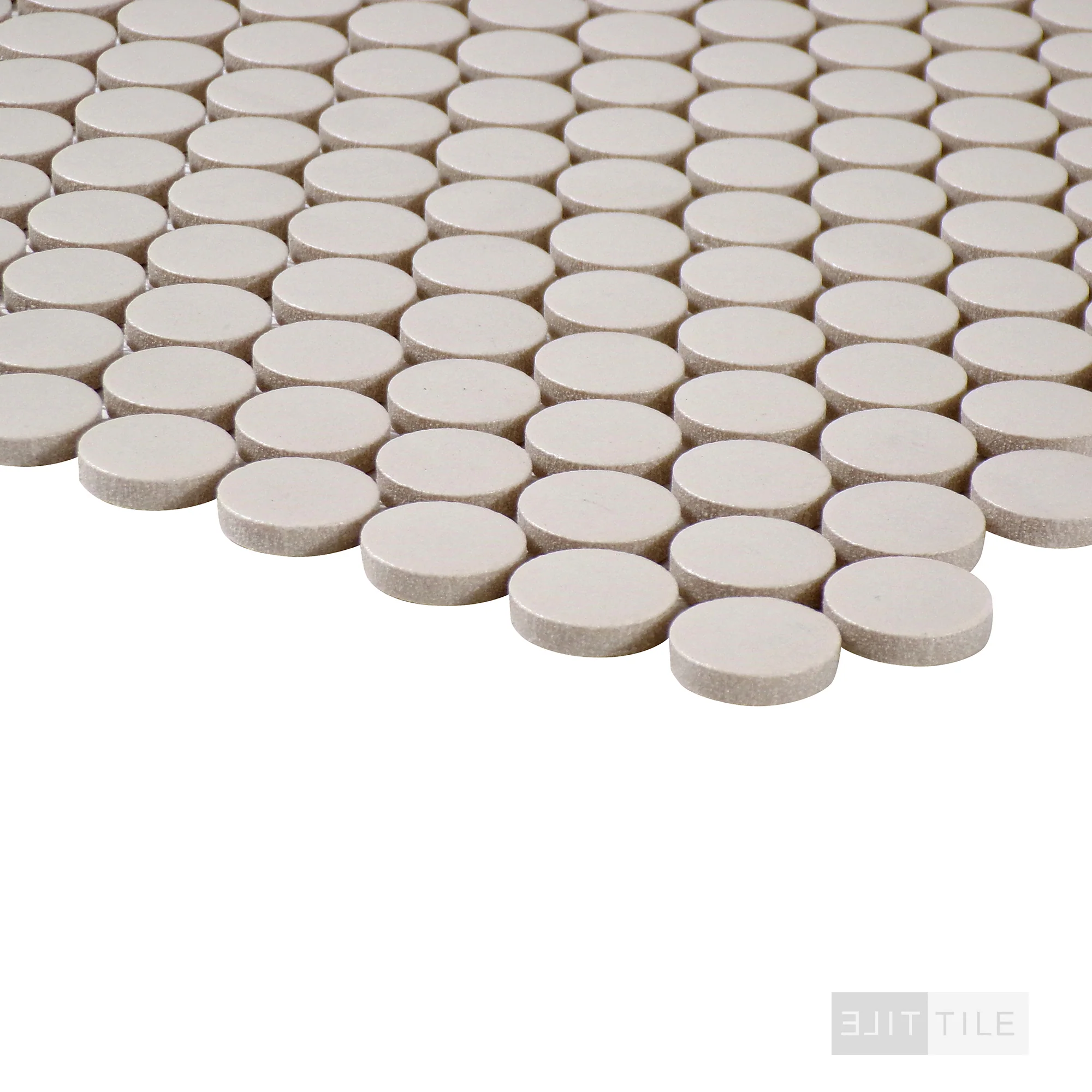 Marin 3/4" Penny Round Sand Dollar Matte - Image 3