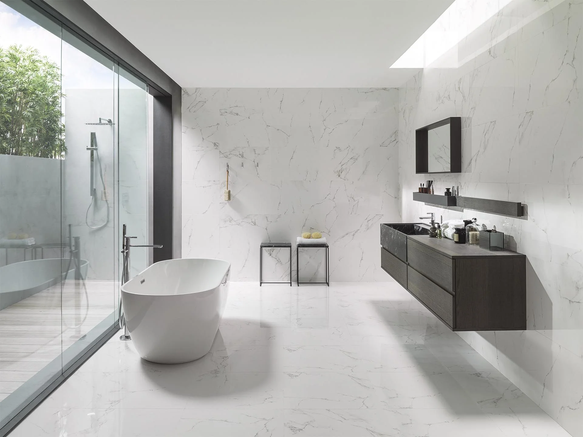 Marmol Carrara Gloss 18X47 Blanco - Image 2