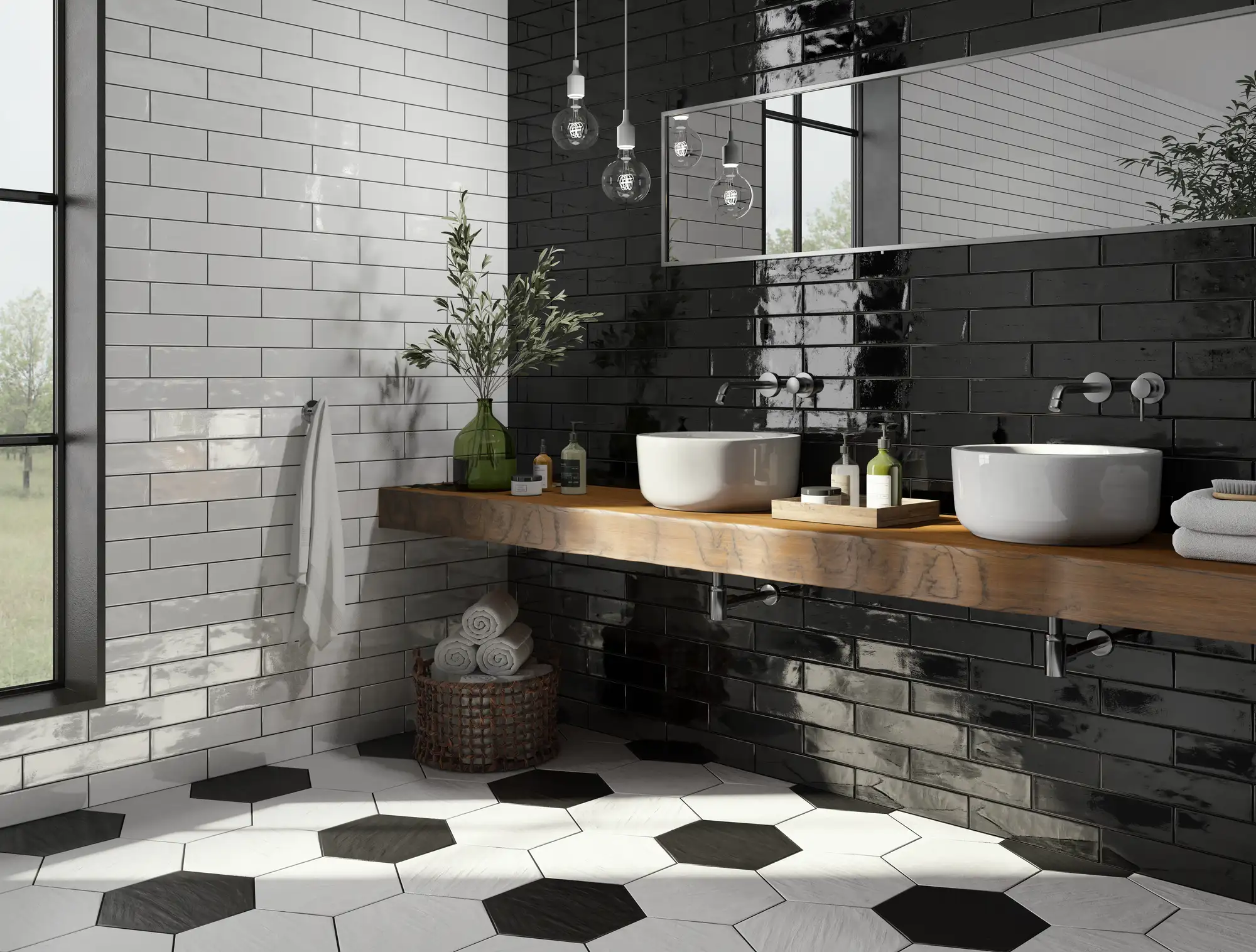 Mediterraneo Hex 7.8X9 White Matte - Image 2