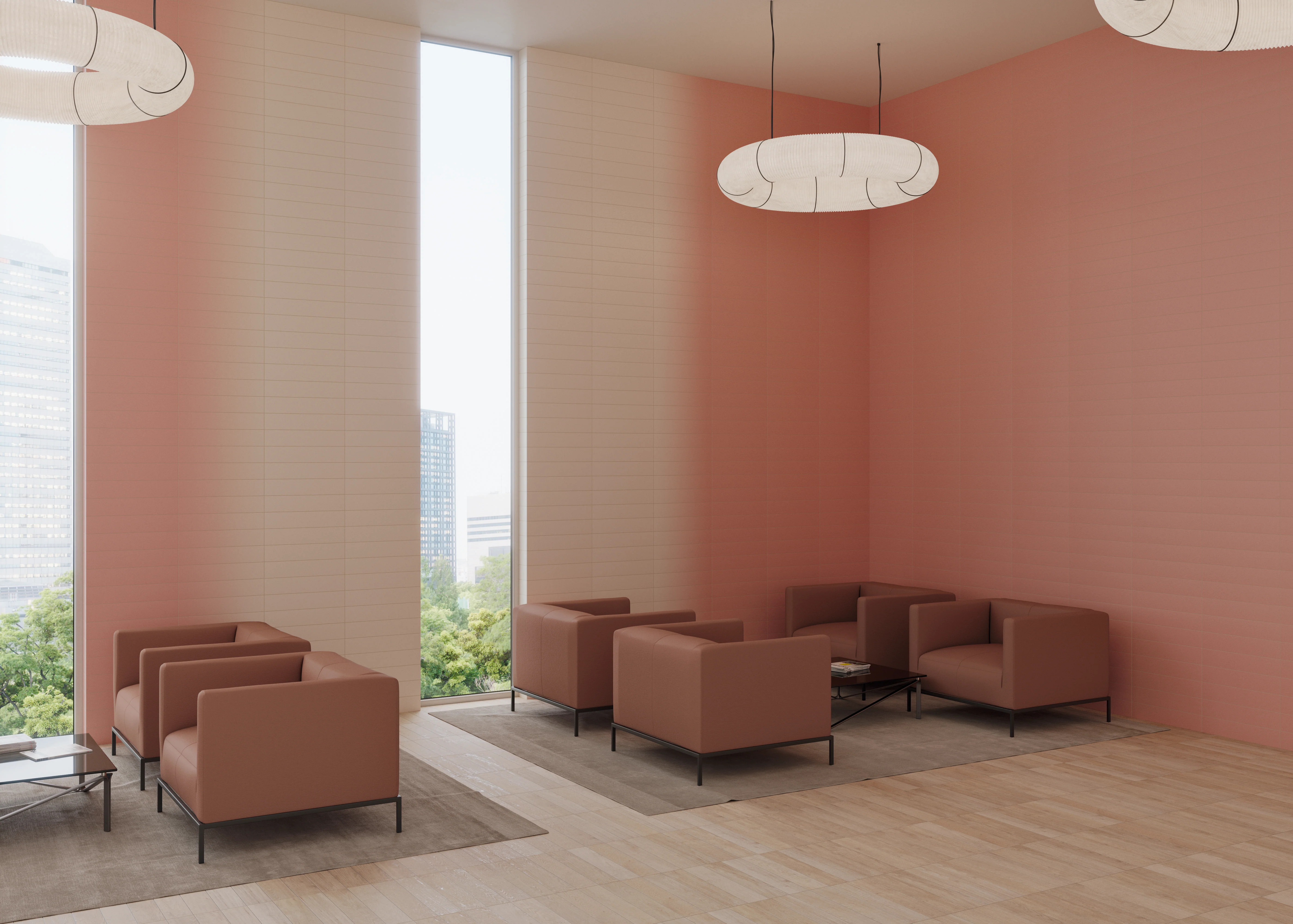 Melange Matte 4.2X21.3 Rose - Image 2