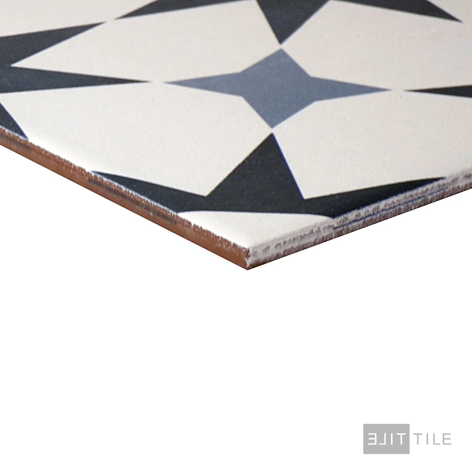 Memoir Ceramic Floor Tile 12X12 Cosmo Blue Matte - Image 4